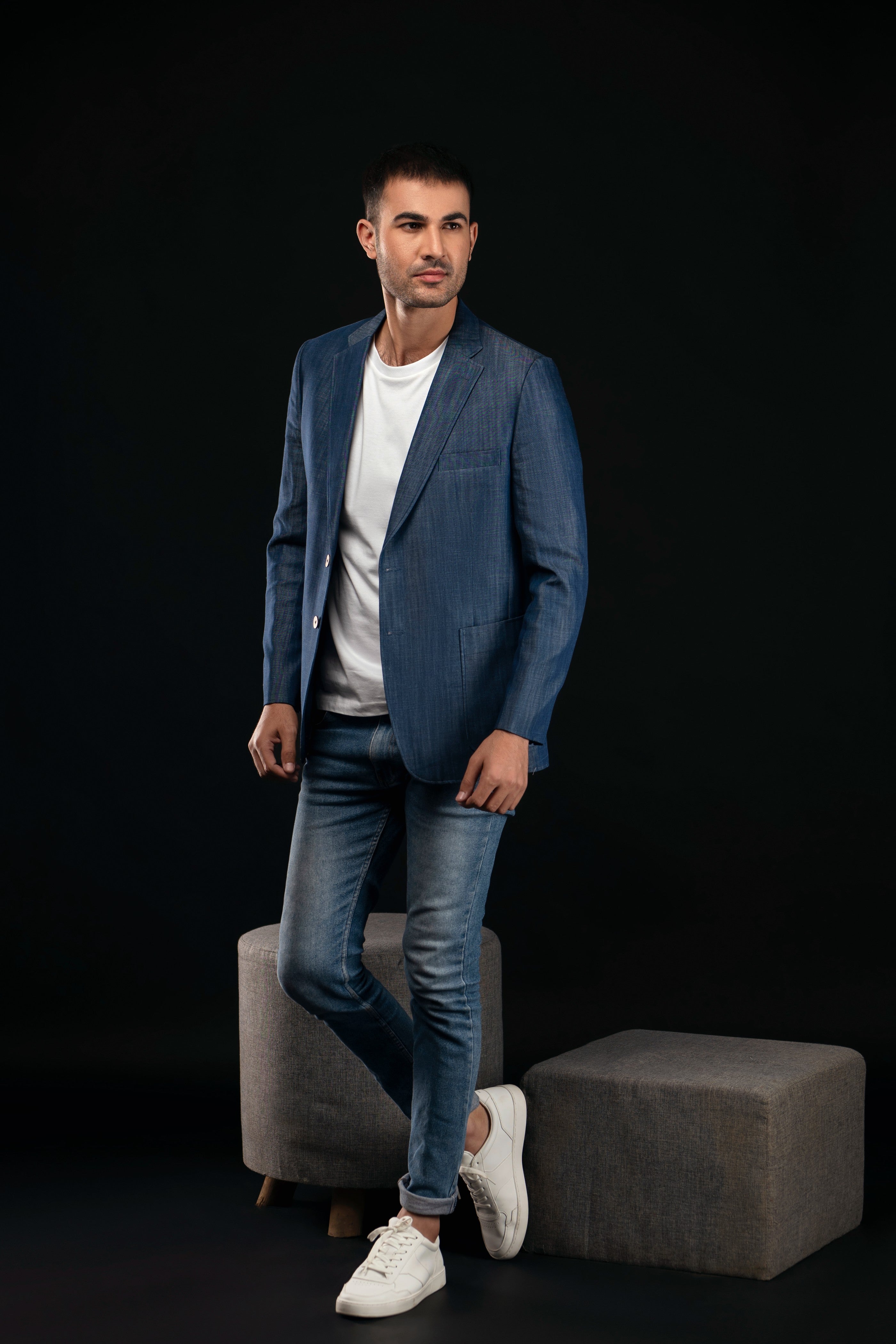 Denim Sport Jacket For Men