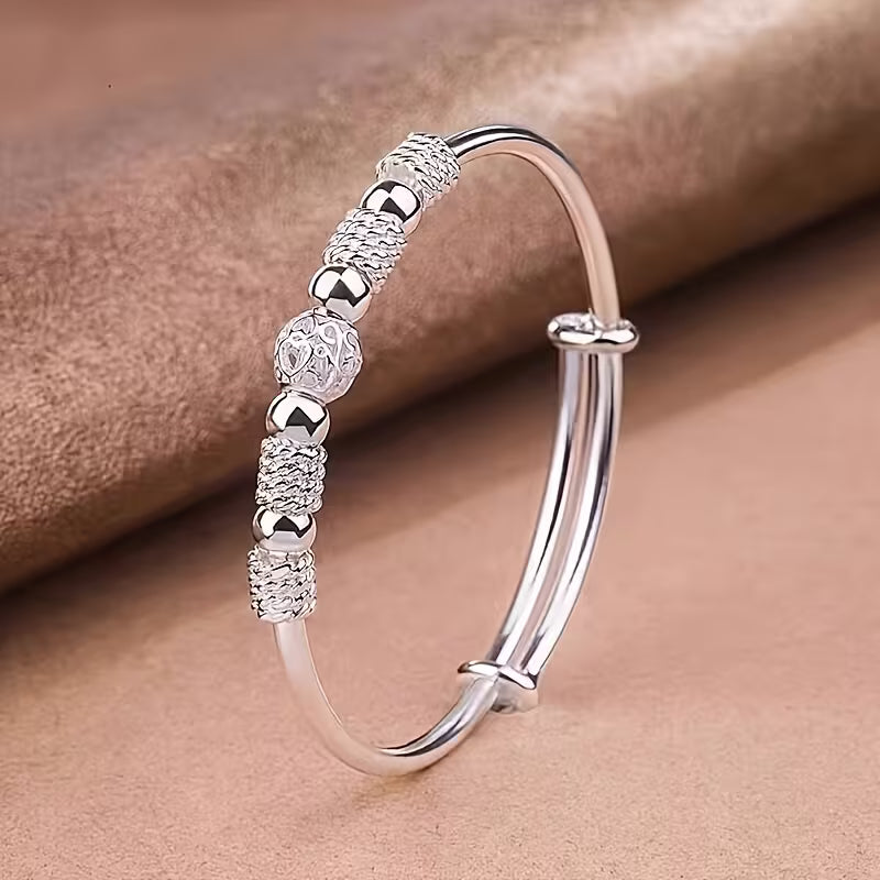 Elegant Round Bead Sliding Bracelet