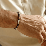 Tiger’s Eye & Black Agate Bracelet