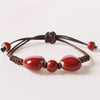 Handmade Boho Ceramic Heart Bracelet