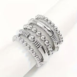 5-Piece Punk Chain Bracelet Set β Unisex Fashion Jewelry
