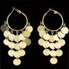 Unique Designer Alloy Sequined Tassel Earrings