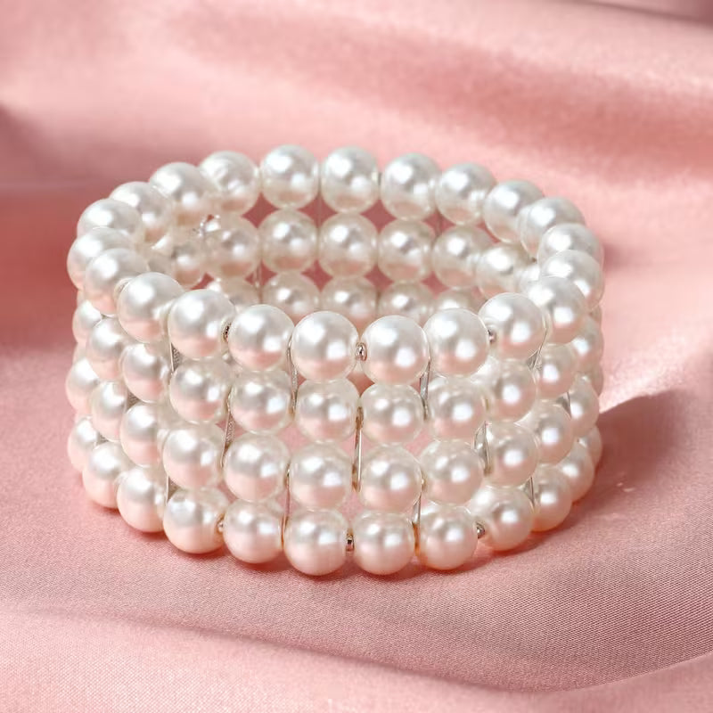 Versatile Beaded Stacking Bracelet Set