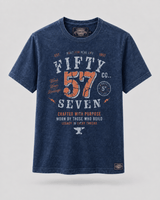 Men’s True Indigo 100% Cotton T-Shirt
