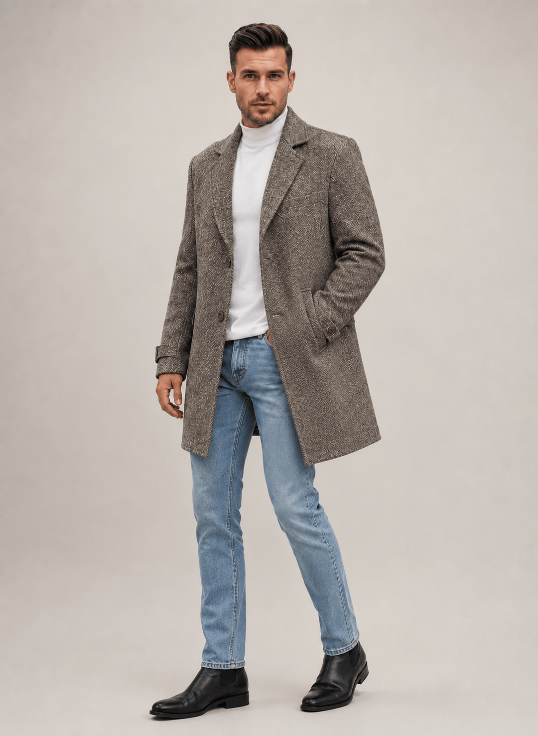 Organic Woolen Overcoat