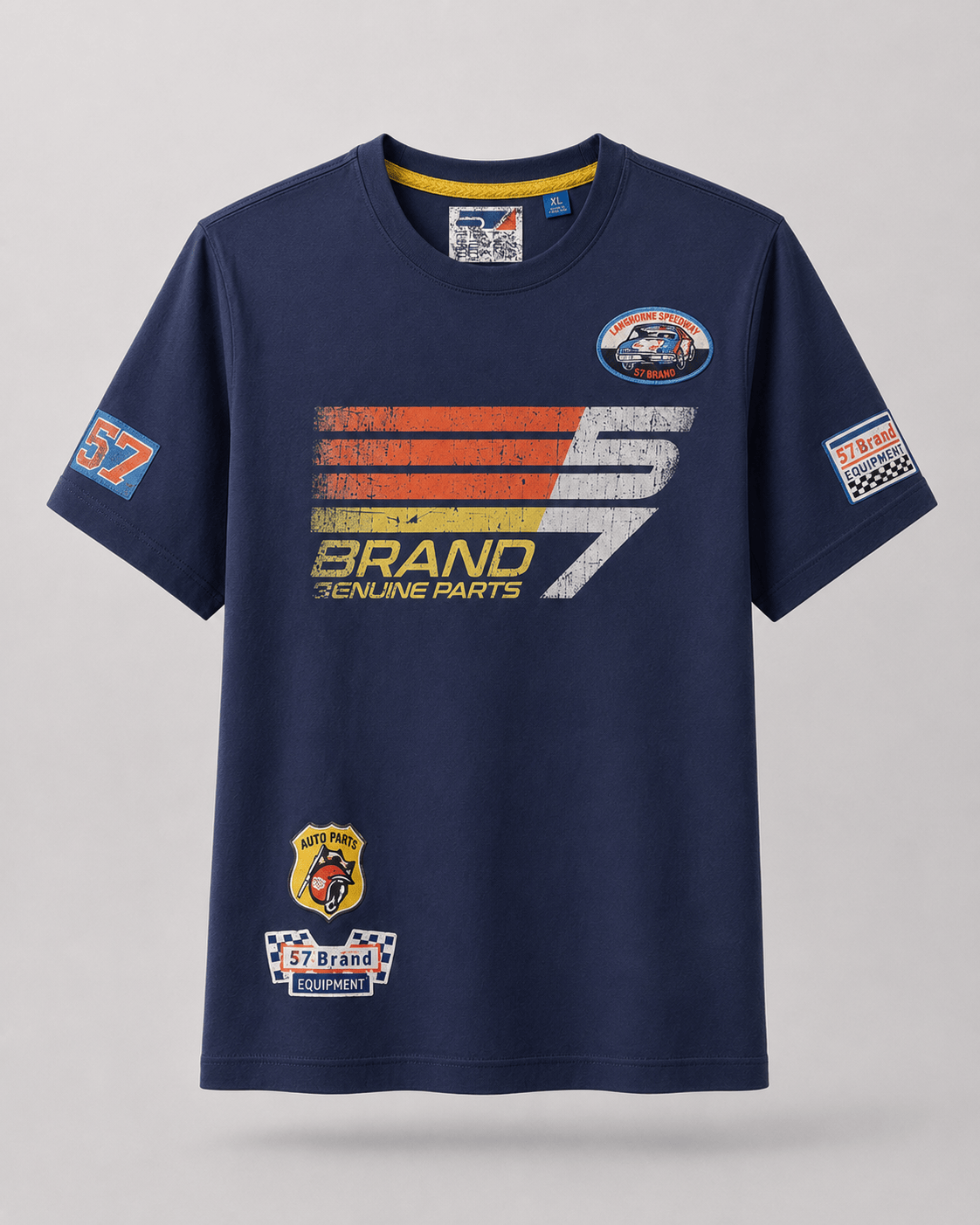 Navy Blue Racewear Collection Tee