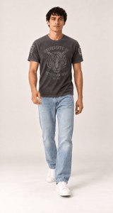 Men's 100% cotton True Denim Collegiate Tiger Tee