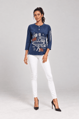 Fifty Seven Padel Denim Top - Women's Winter Edition