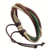 Braided Faux Leather Couple Bracelet
