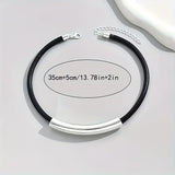 Vintage Black PU Leather Choker