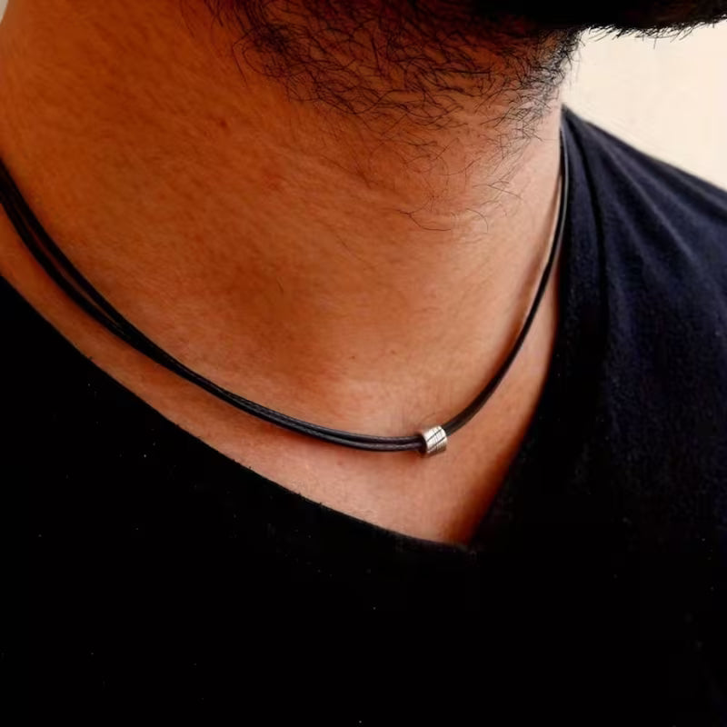 Minimalist Men’s Metal Chain Necklace