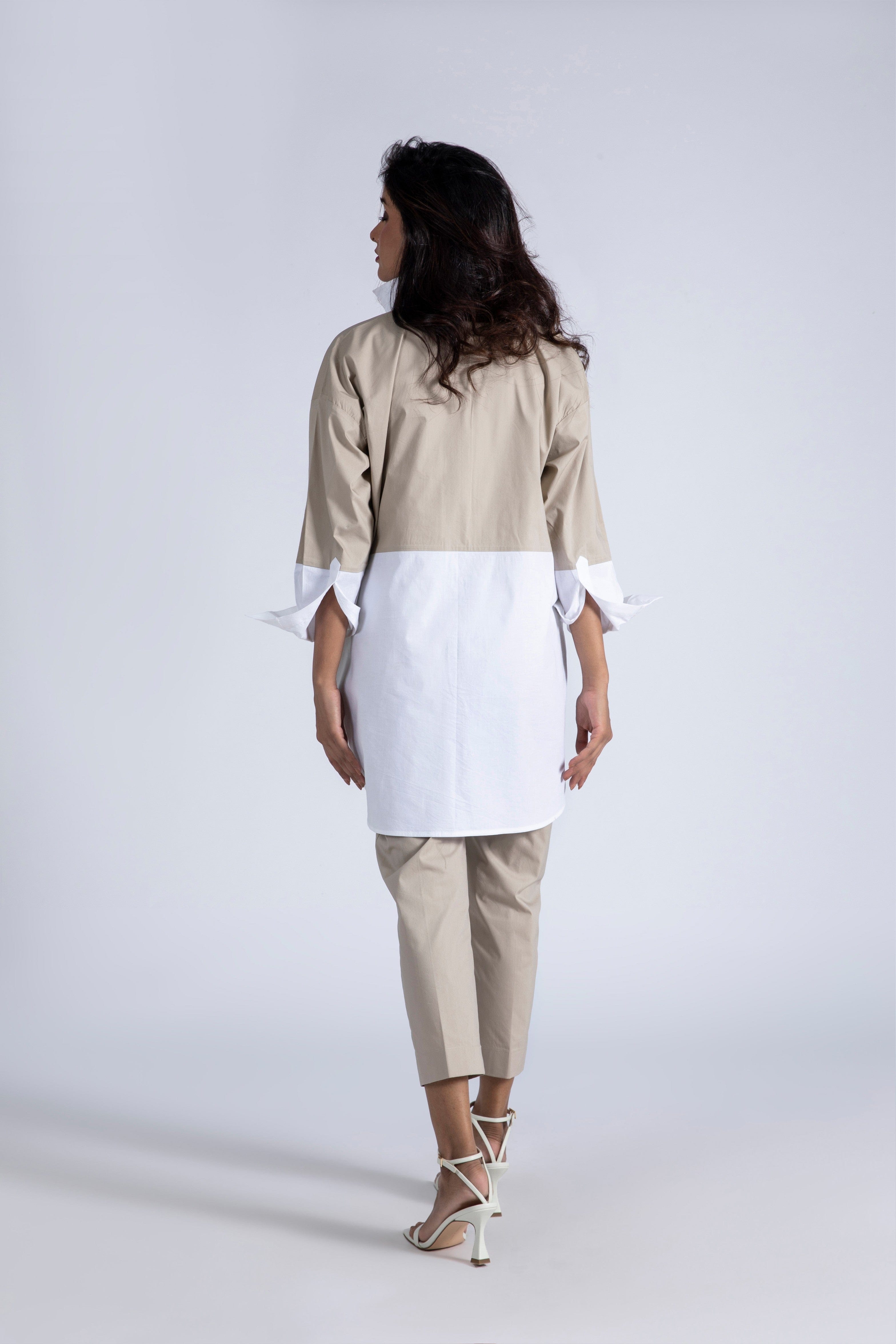 Paper Cotton Outfit With Pant