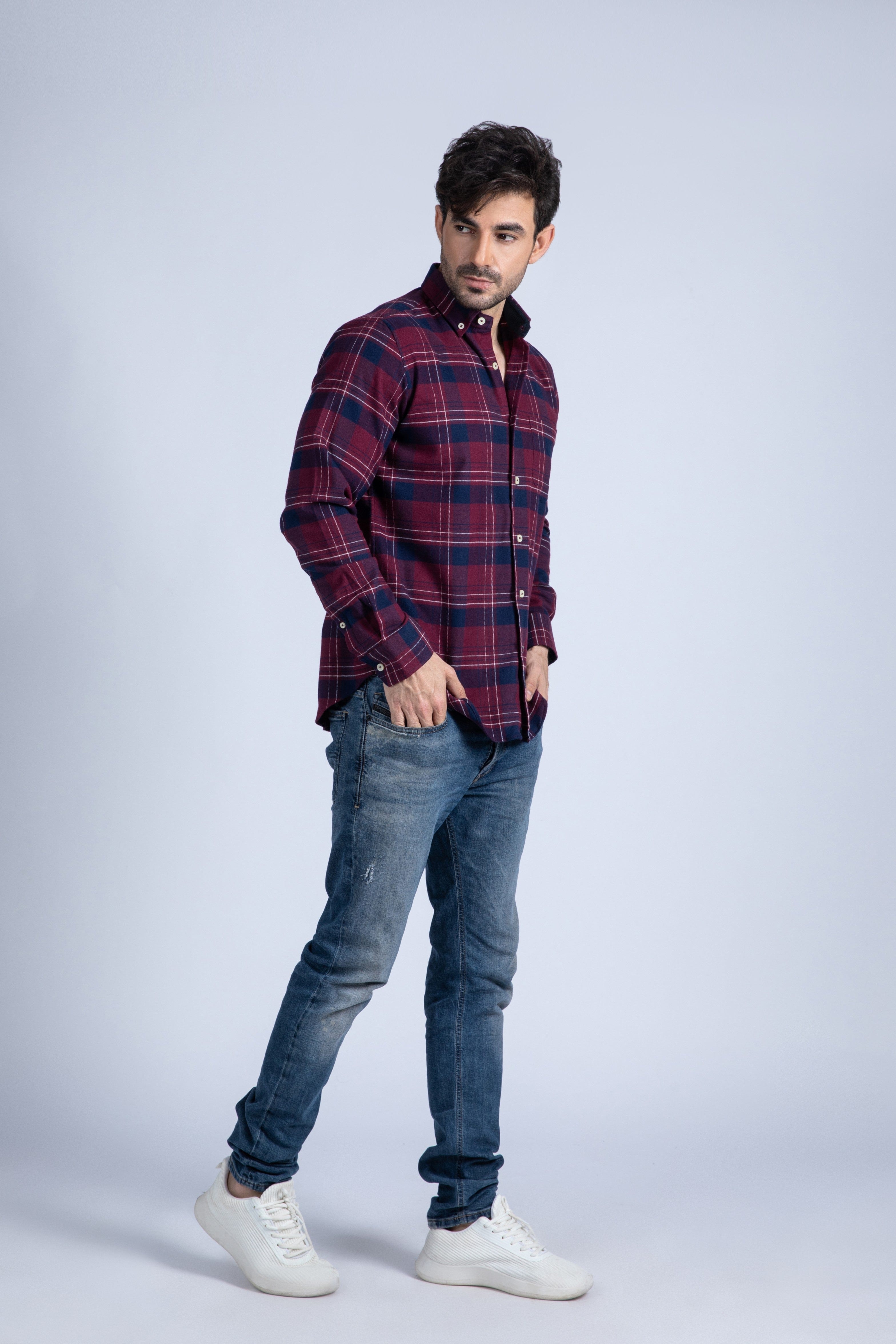Y/D Flannel Shirt