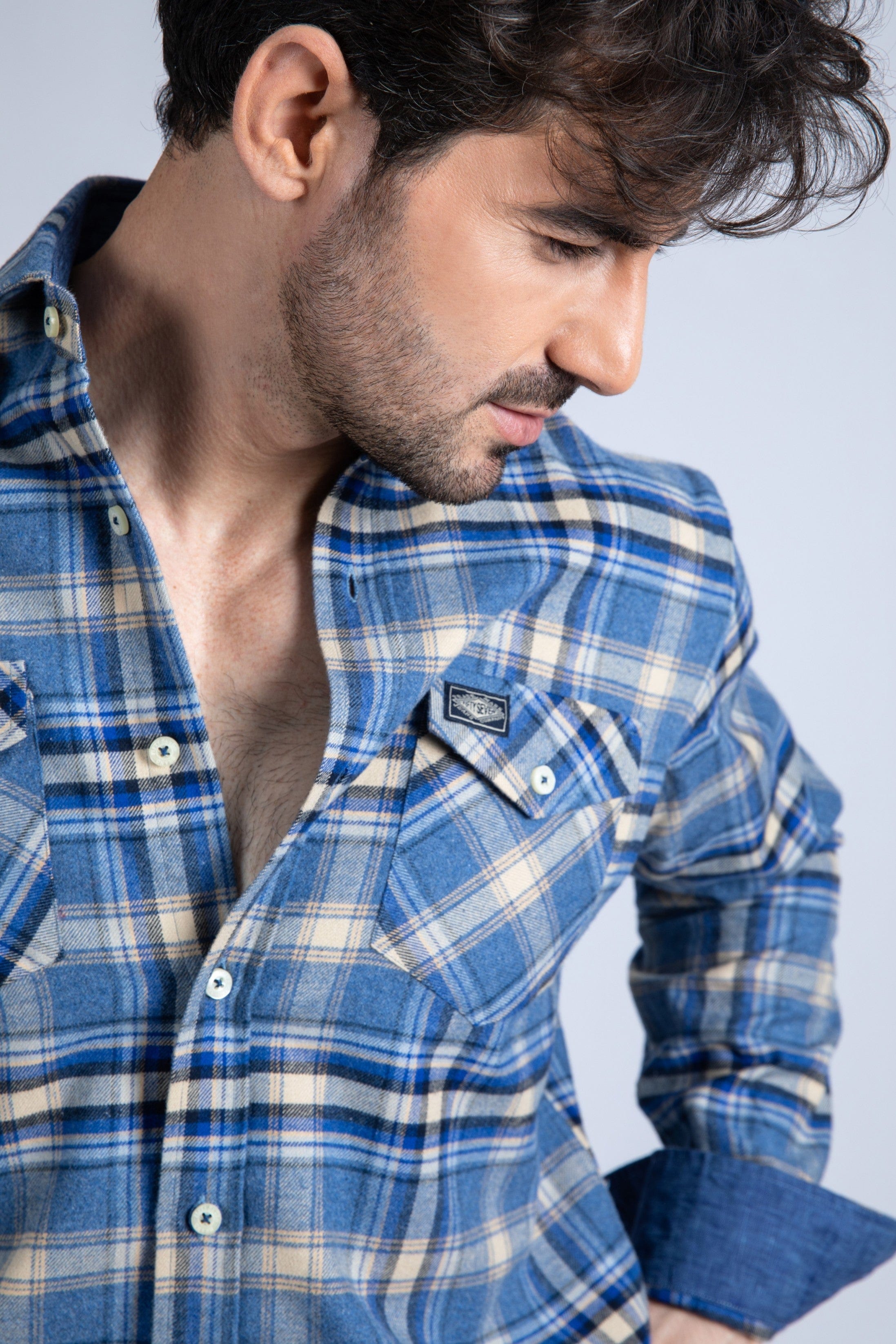 Y/D flannel shirt