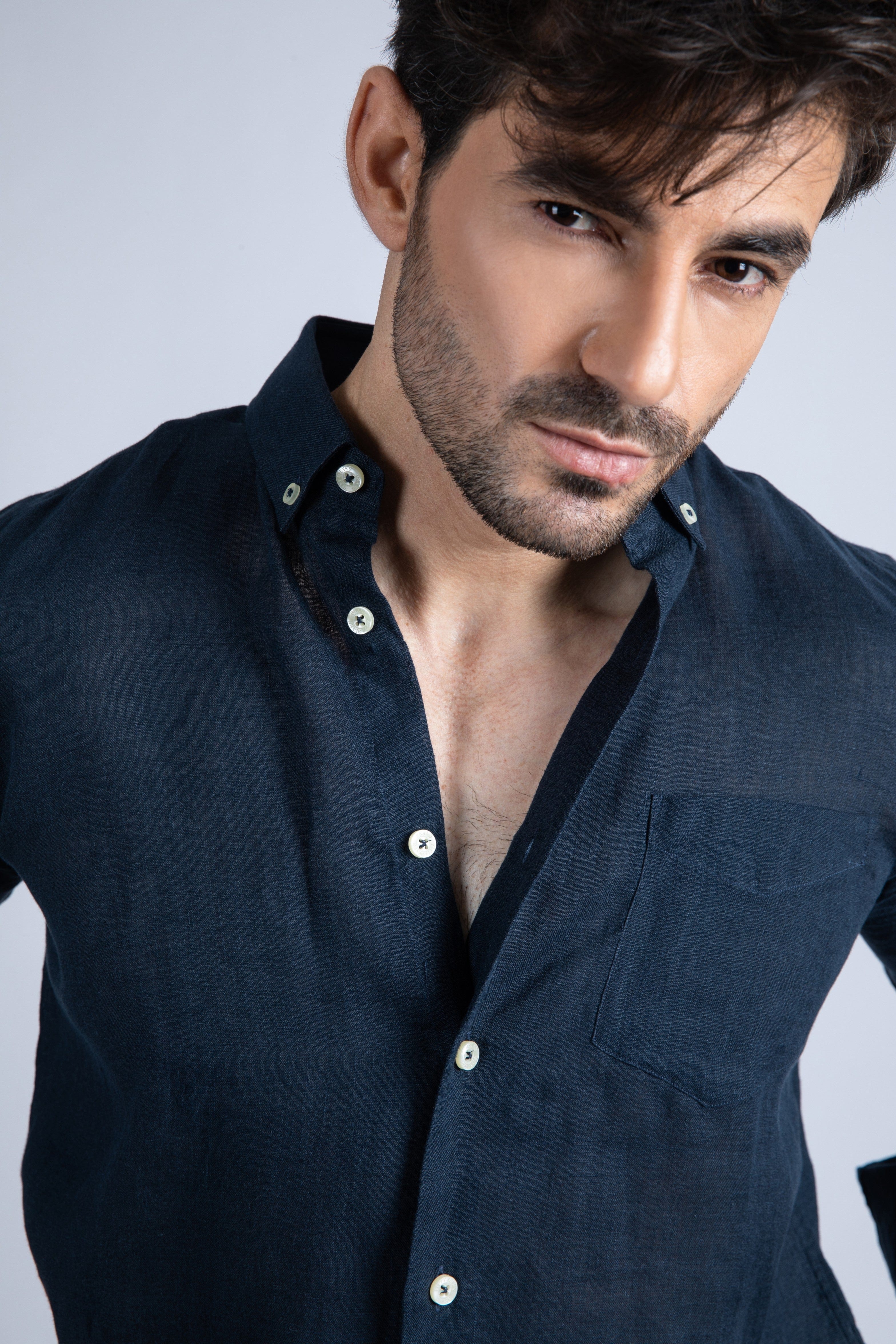 Linen Button Down Shirt