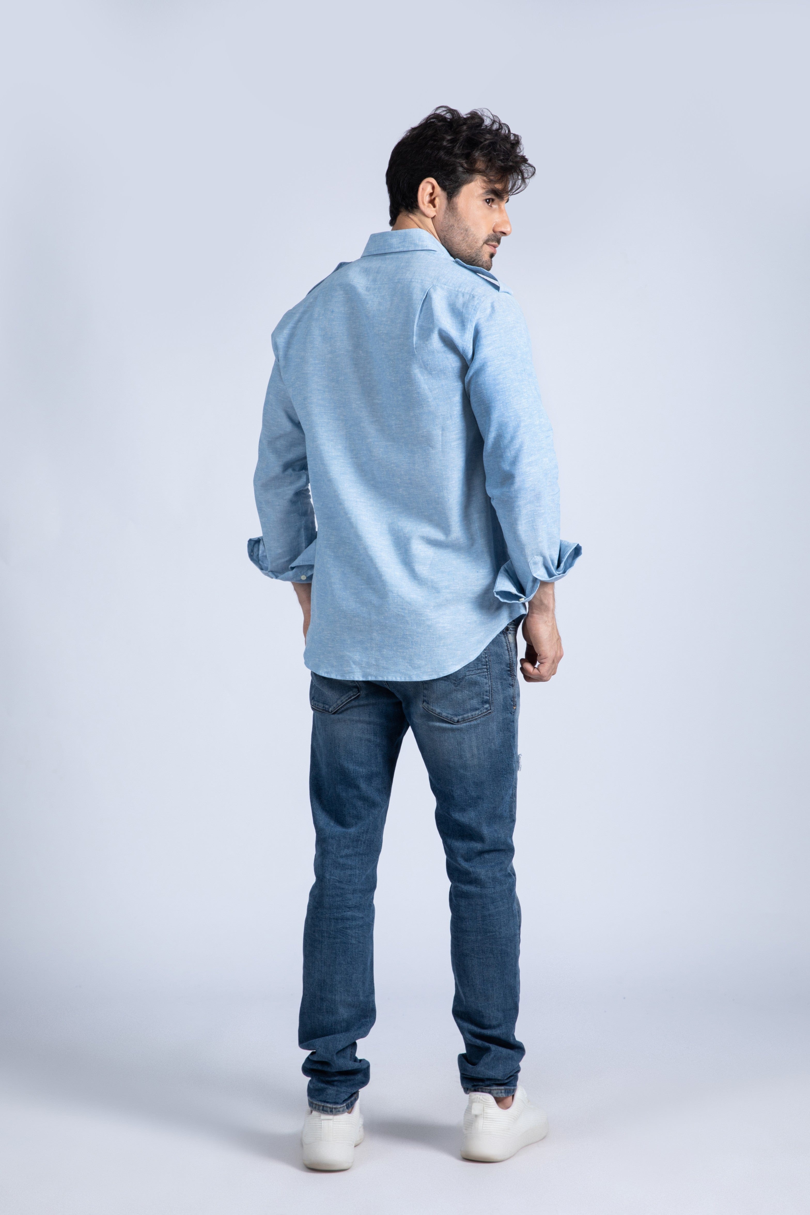 Linen Chambray Shirt