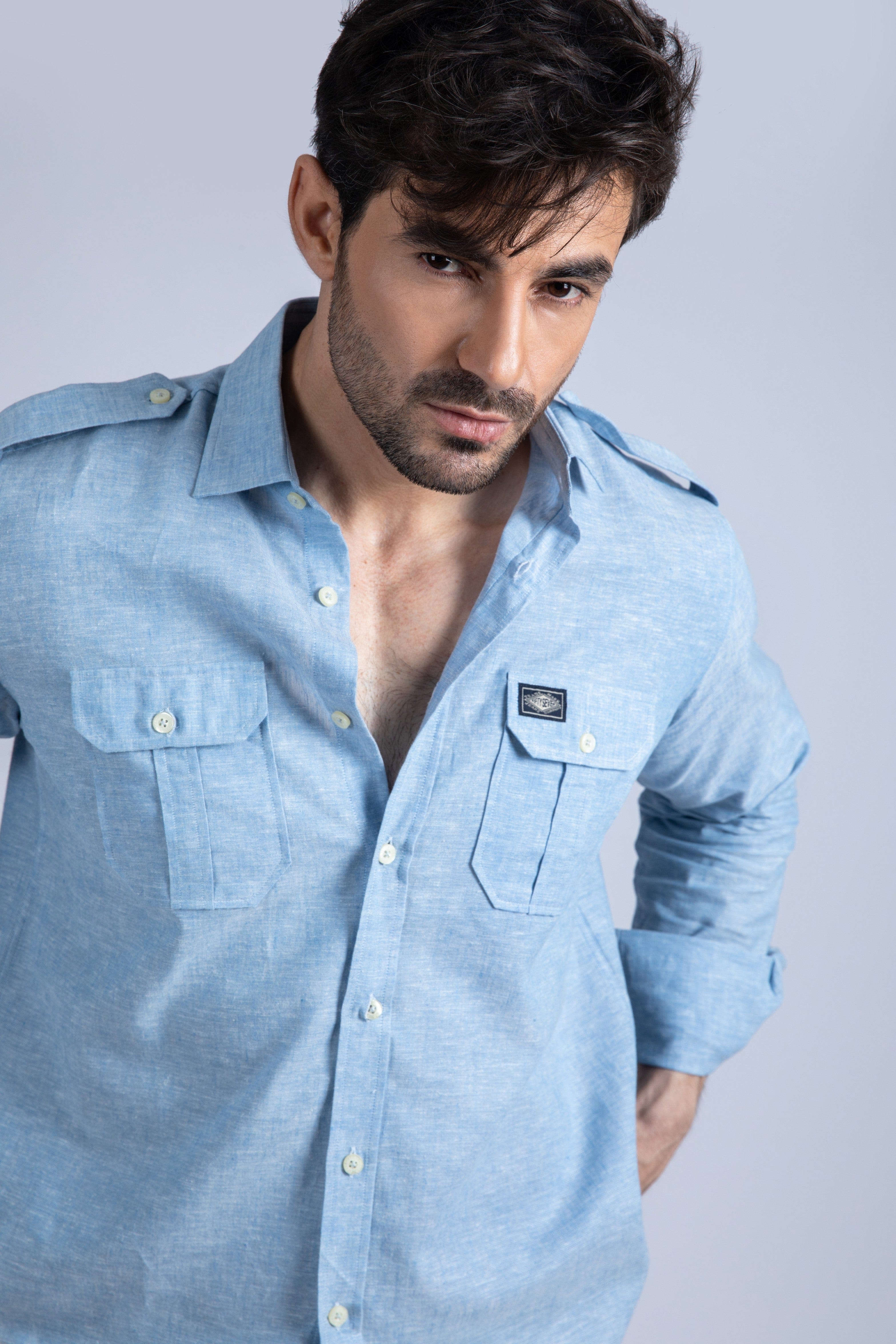 Linen Chambray Shirt