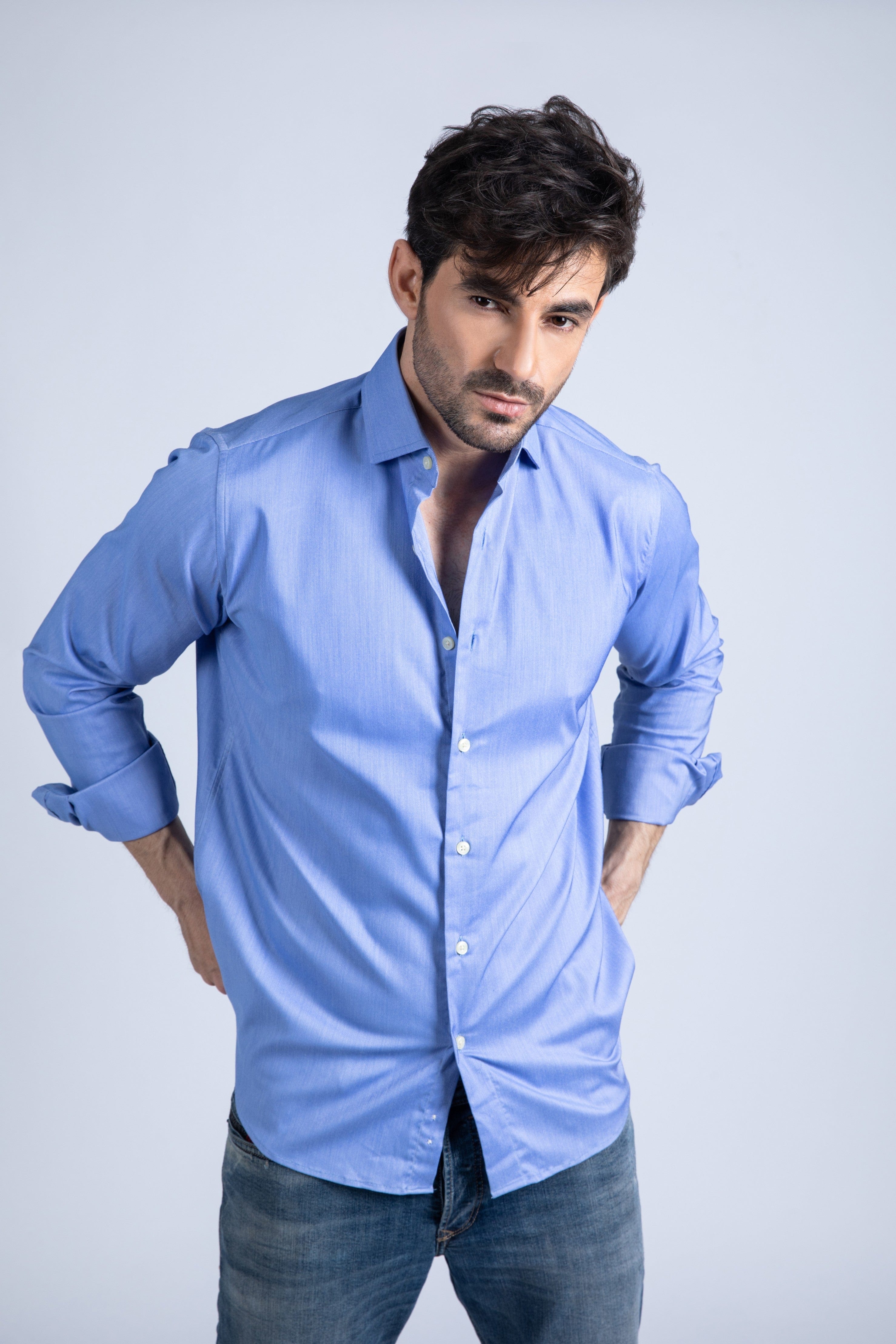 Stretch Chambray Shirt