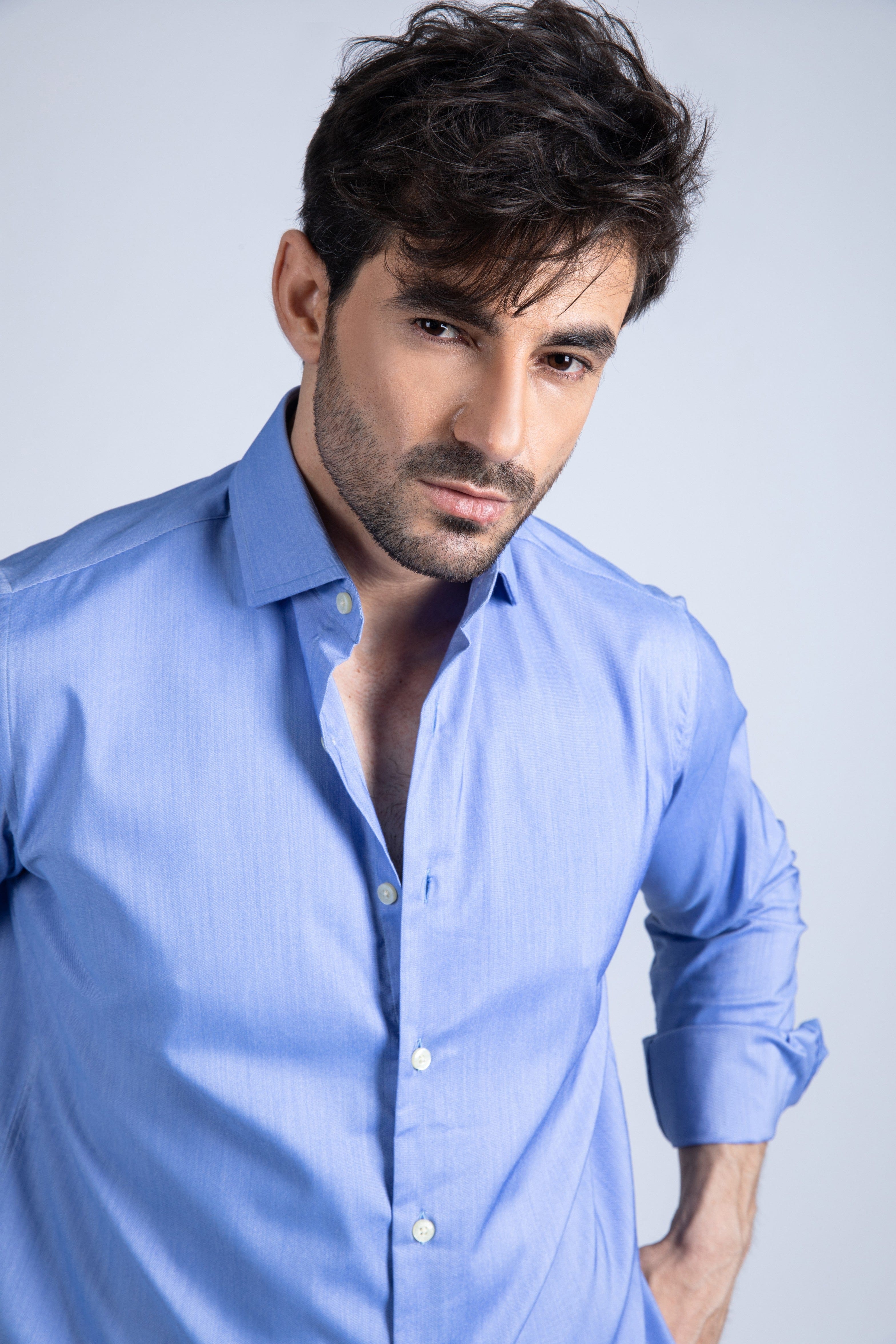 Stretch Chambray Shirt