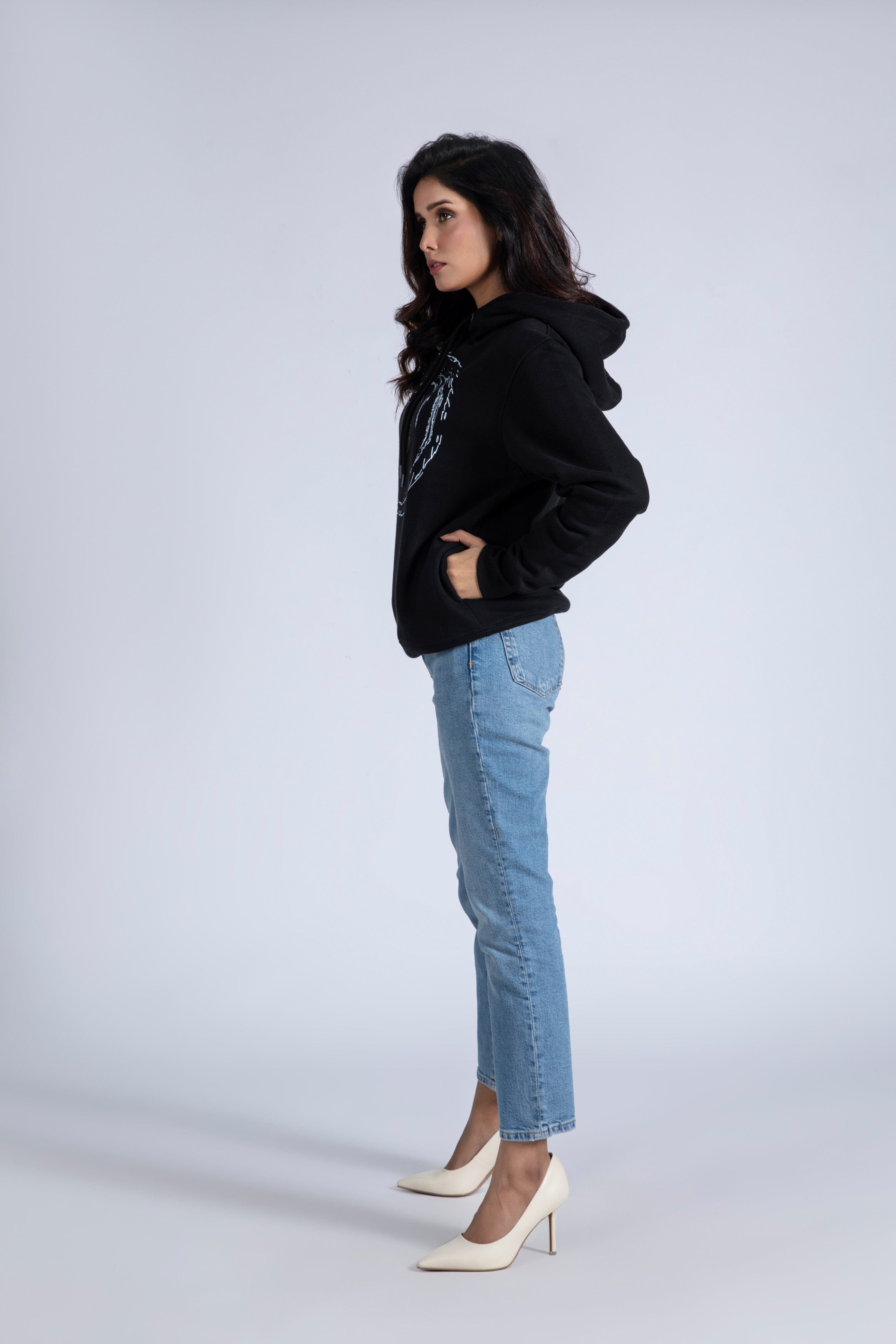 Boyfriend Music Pullover Fleece Hoody