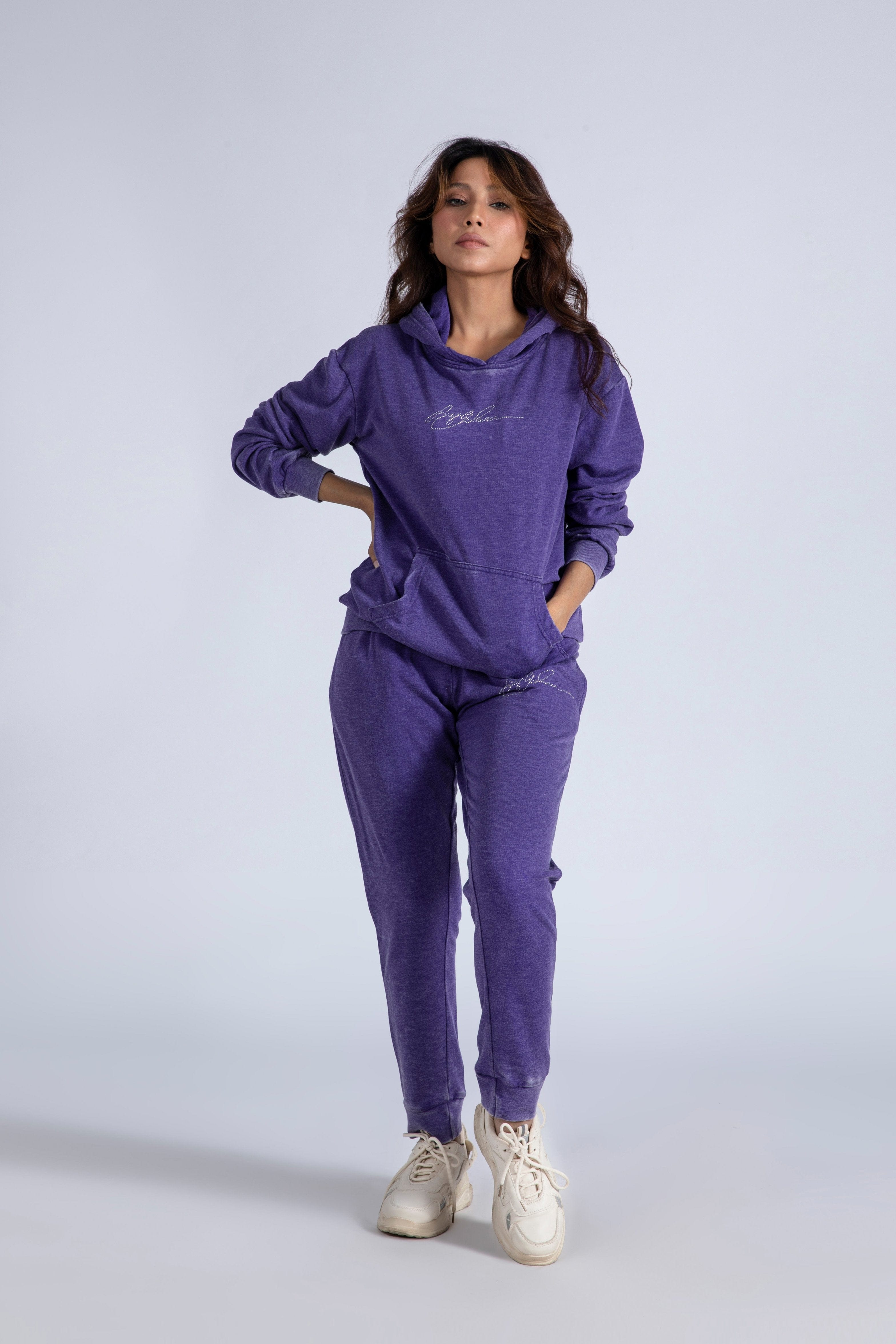 Light Fleece Hoody With Pant Set