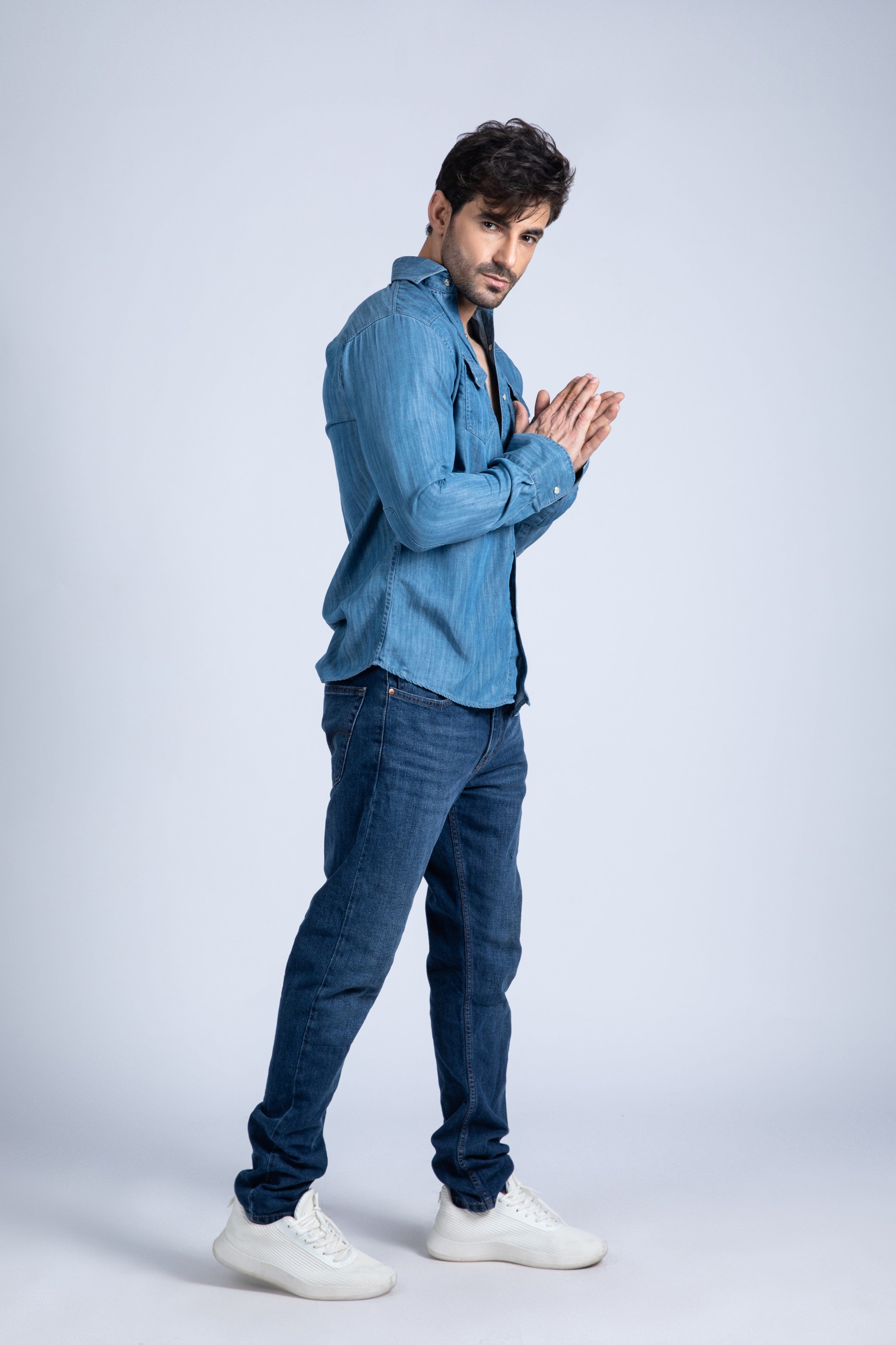 Tencel denim shirt