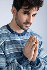 Denim Sweater