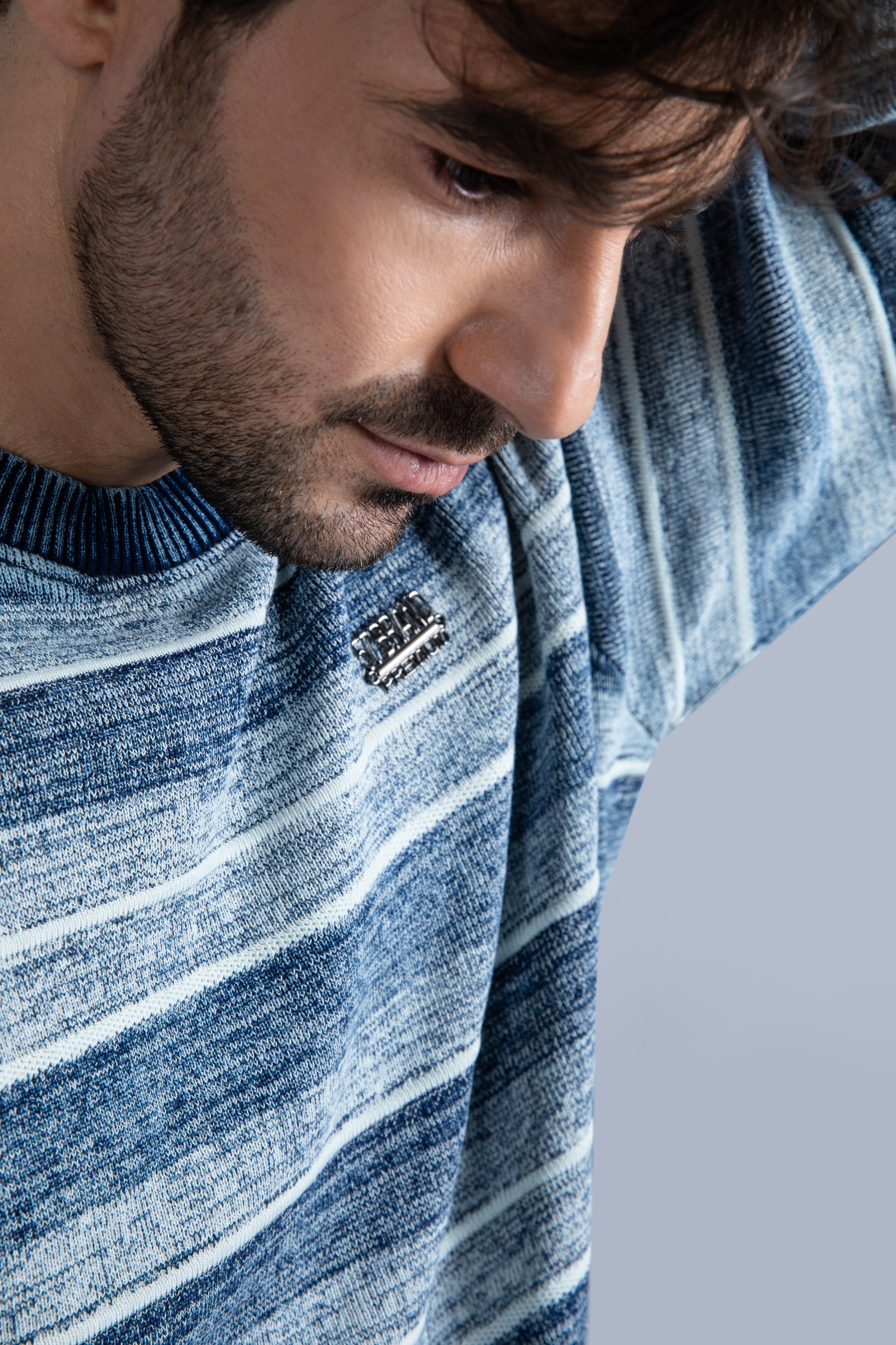 Denim Sweater