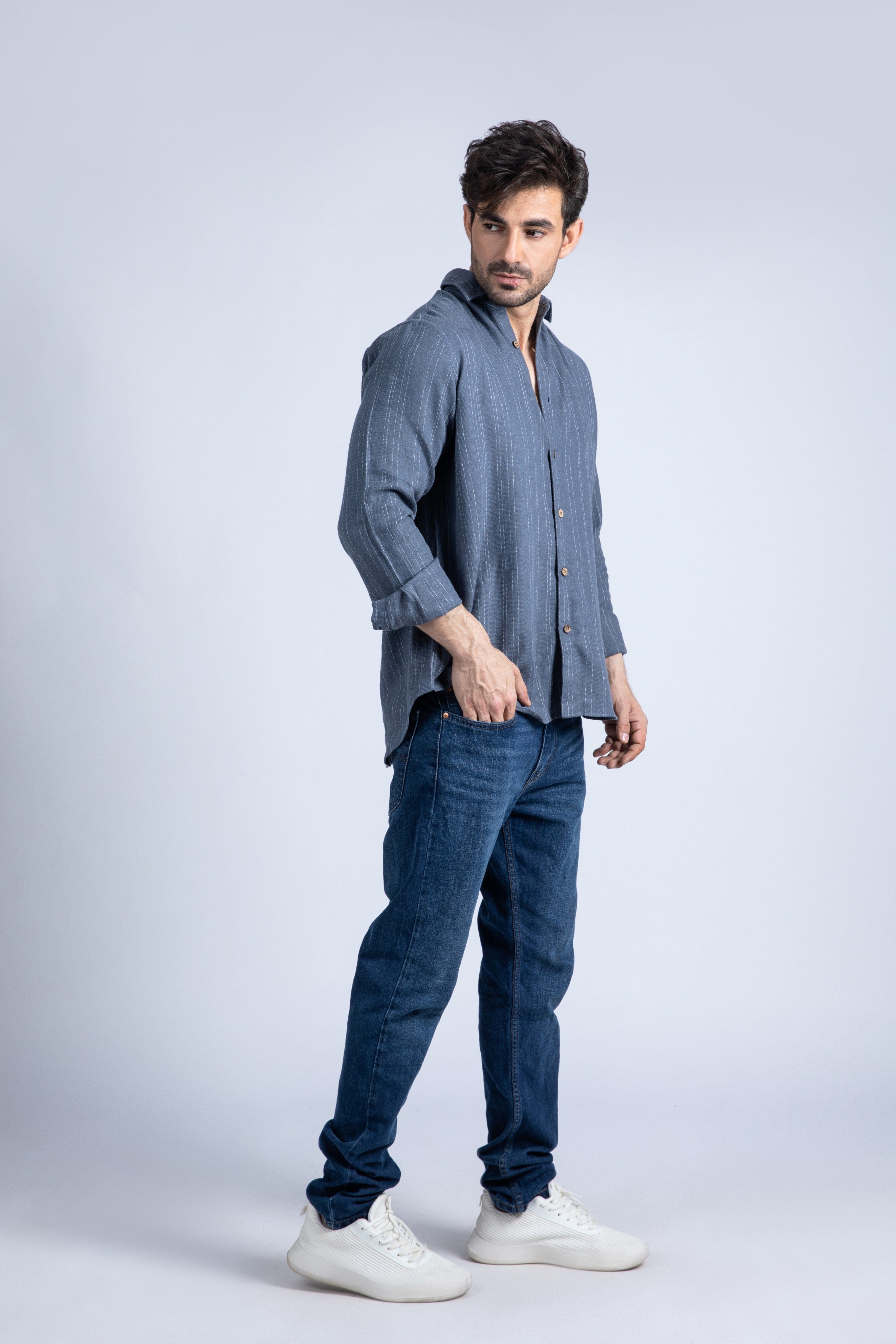 Y/D fine stripe shirt