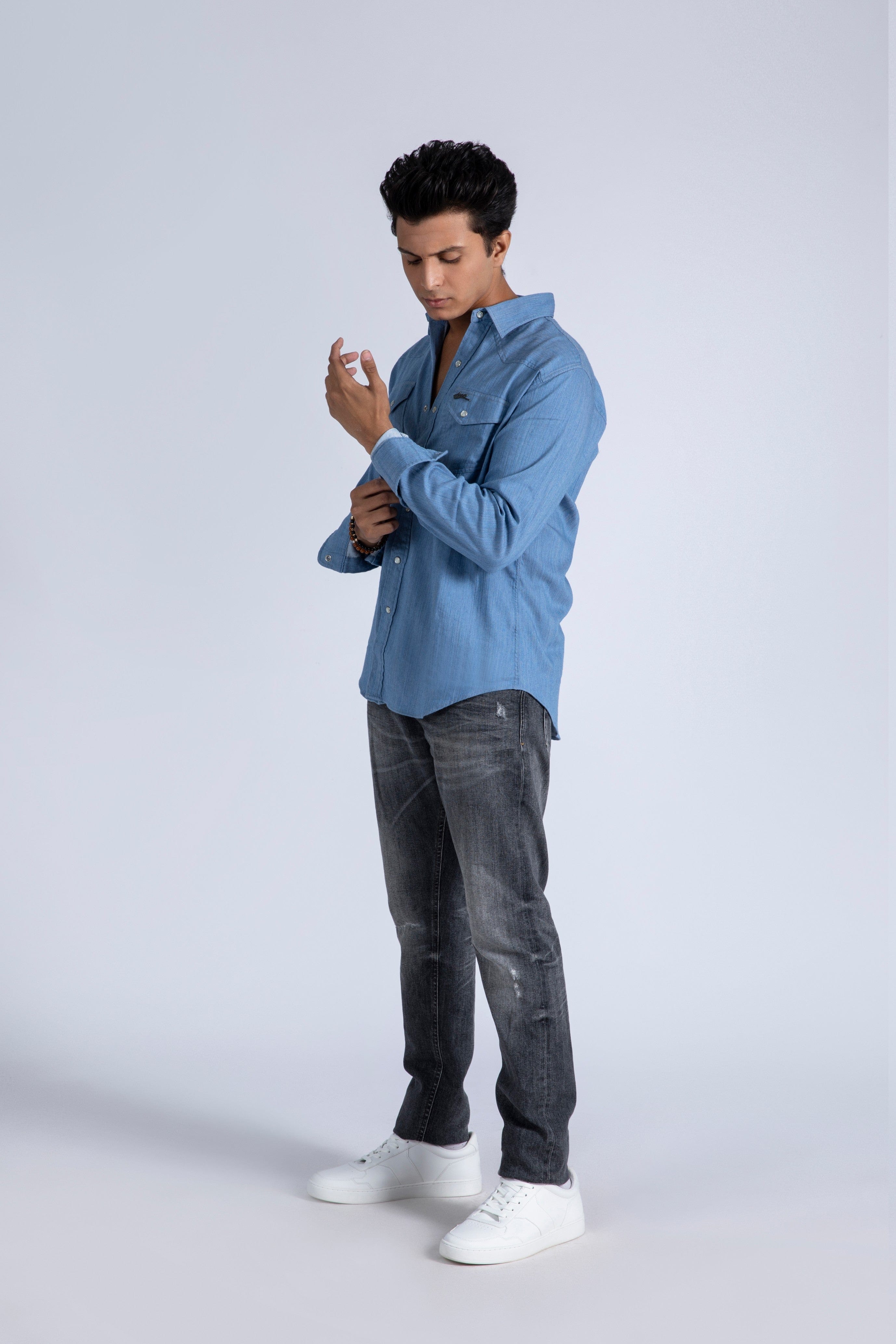 Slub Denim Shirt