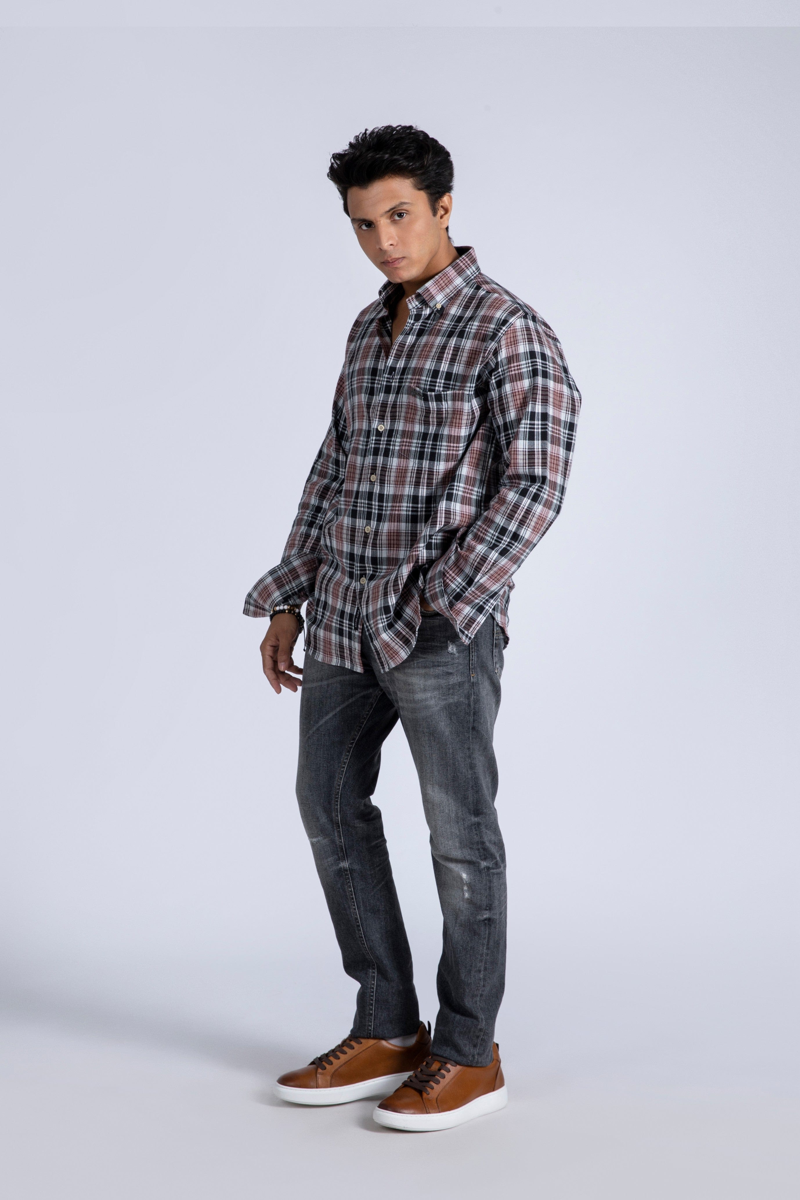 Y/D Check Shirt