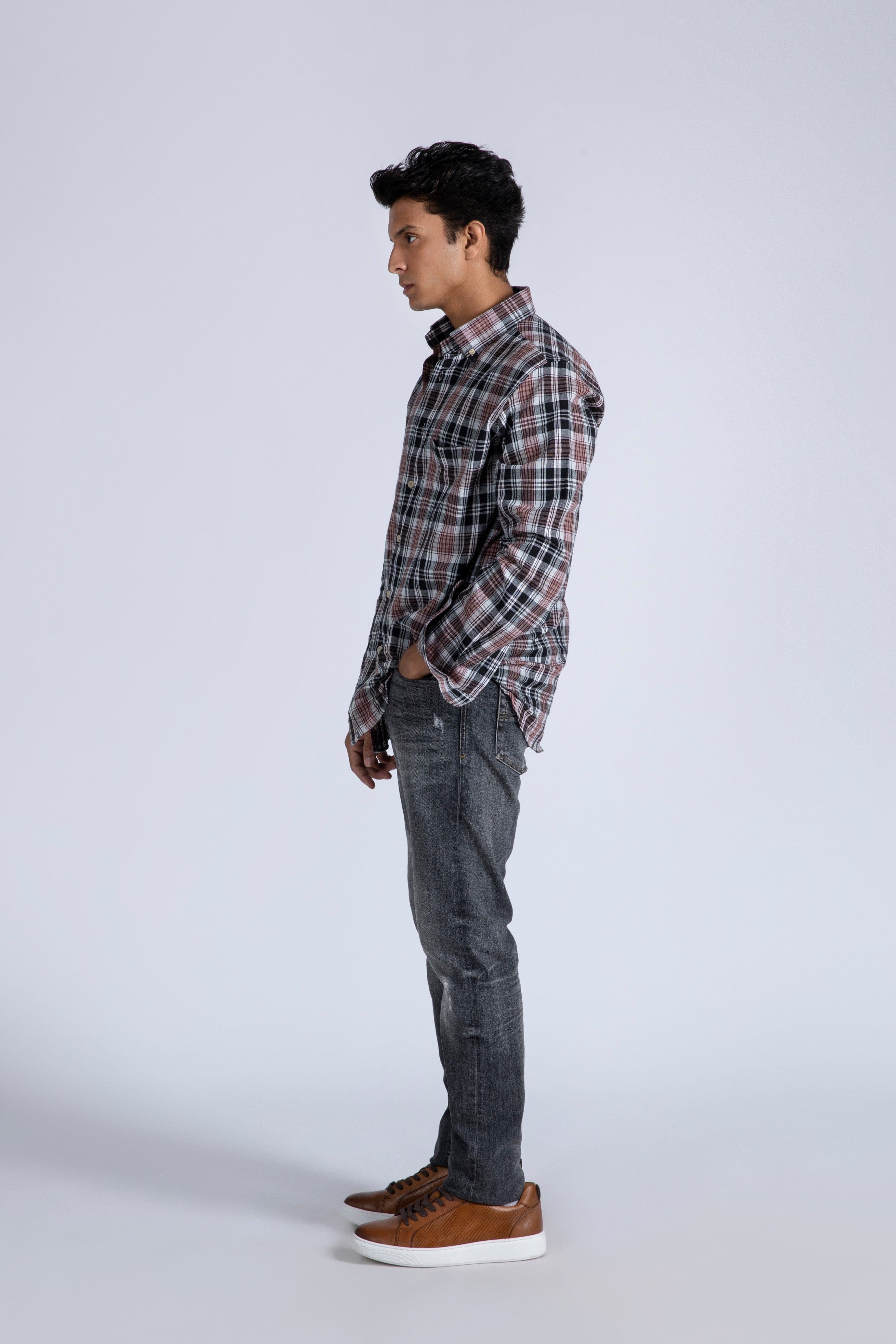 Y/D Check Shirt