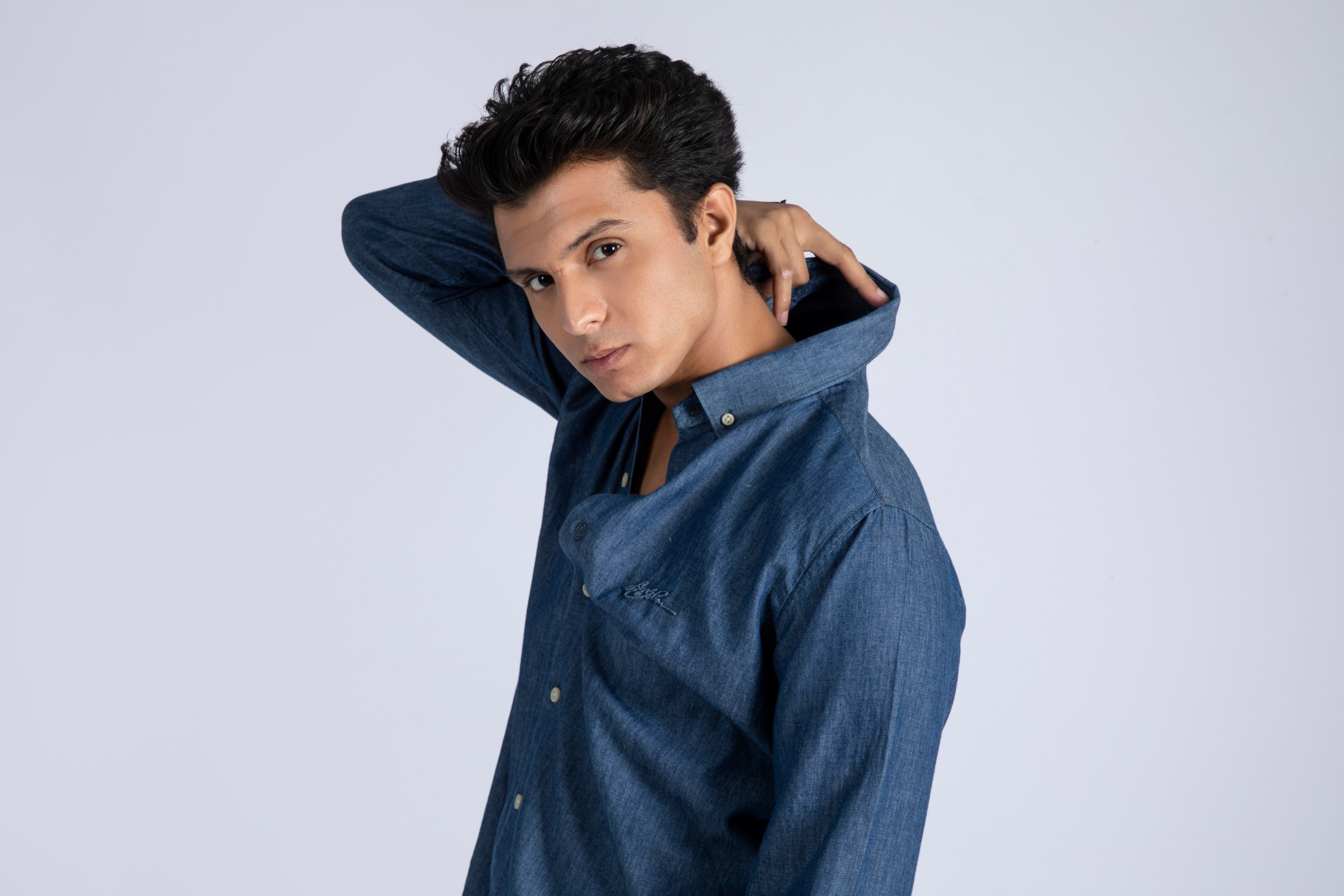 Button Down Denim Shirt