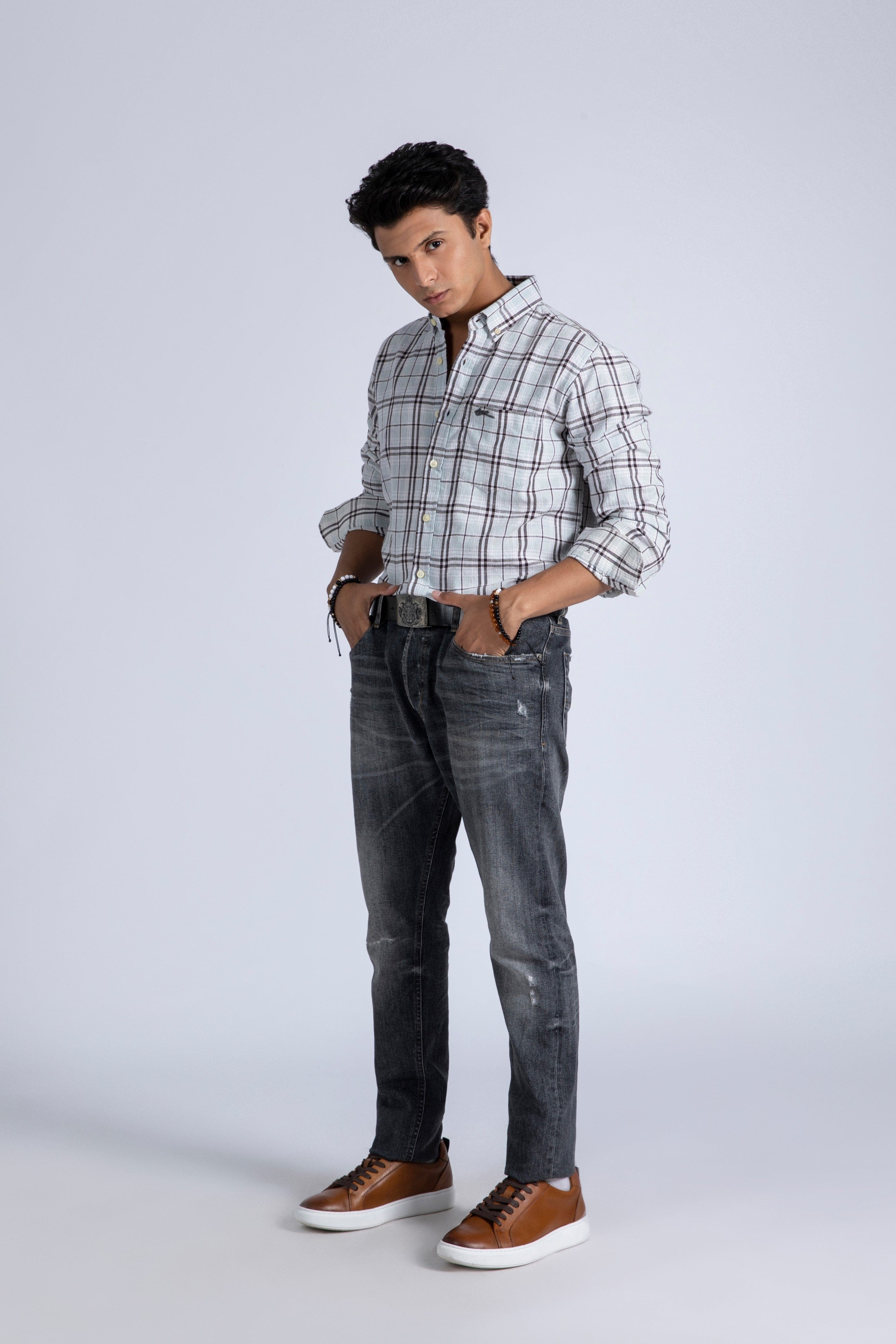 Yarn Dye Cotton Shirt