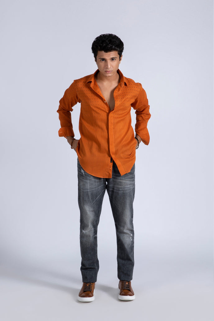 Digital Print Overdye Shirt