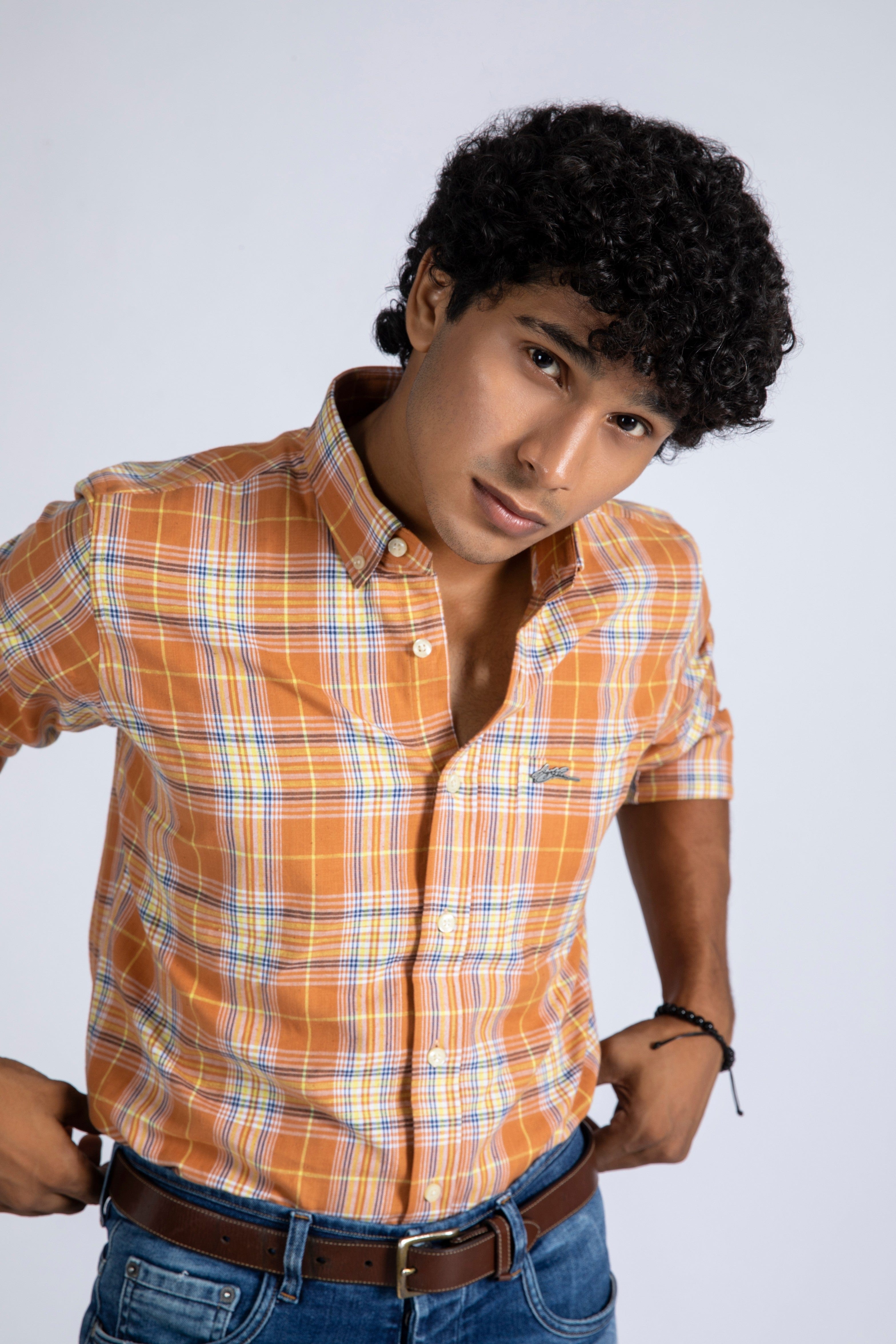 Yarn Dye Cotton Shirt