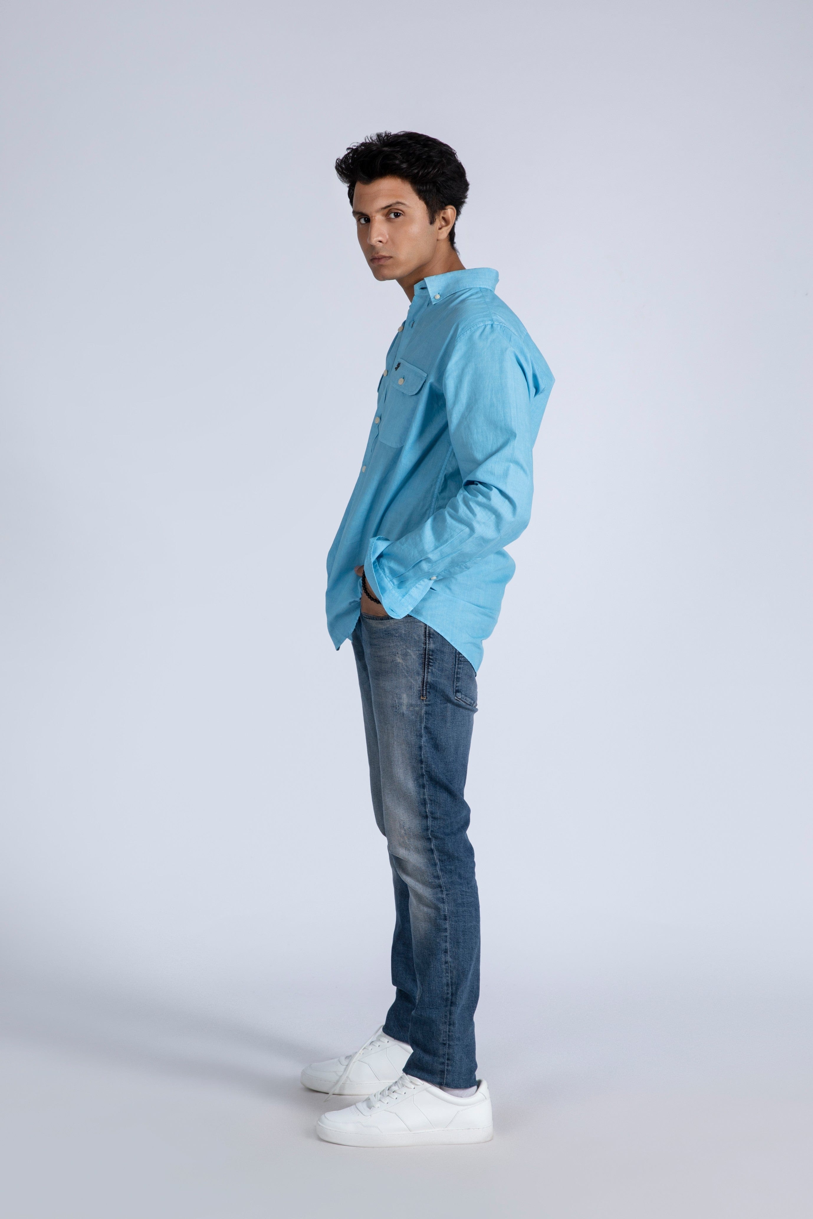 Pigment Dye Poplin Shirt