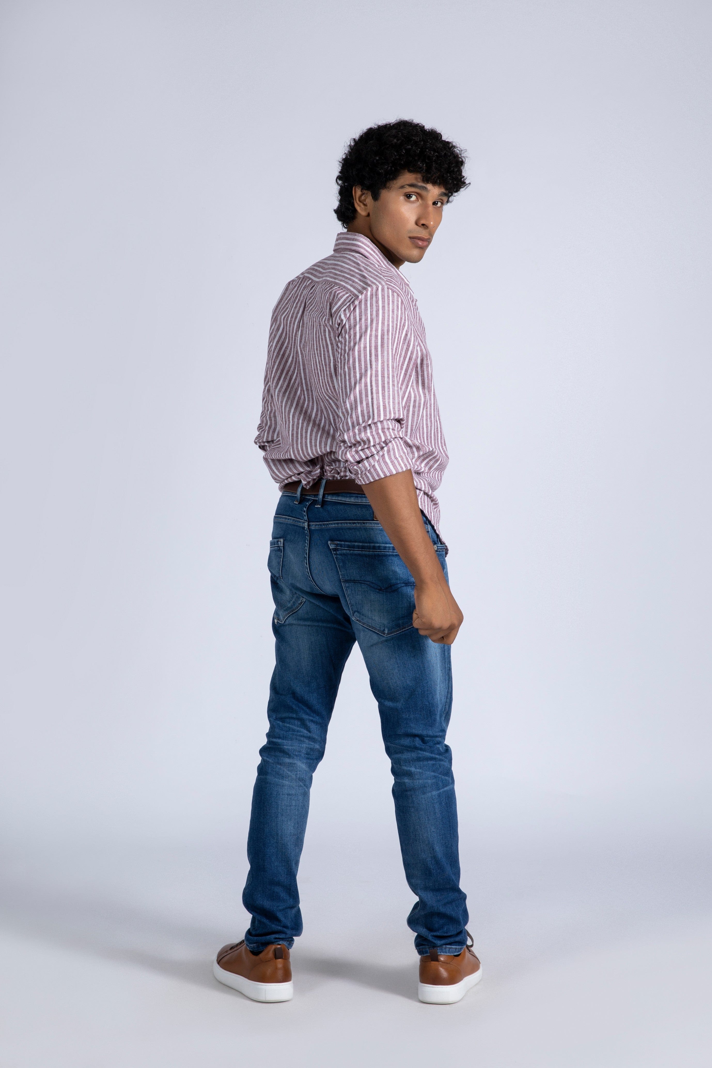 Button Down Striped Shirt