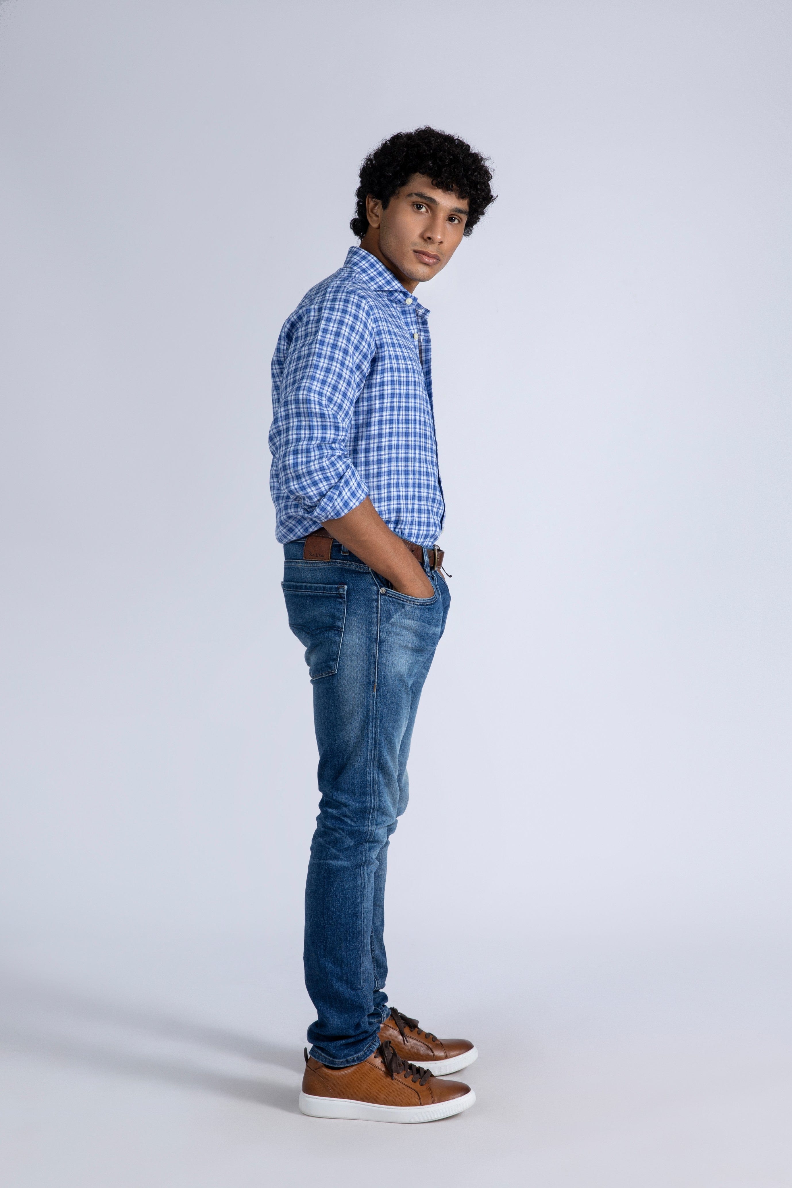 Linen Blend Sport Shirt