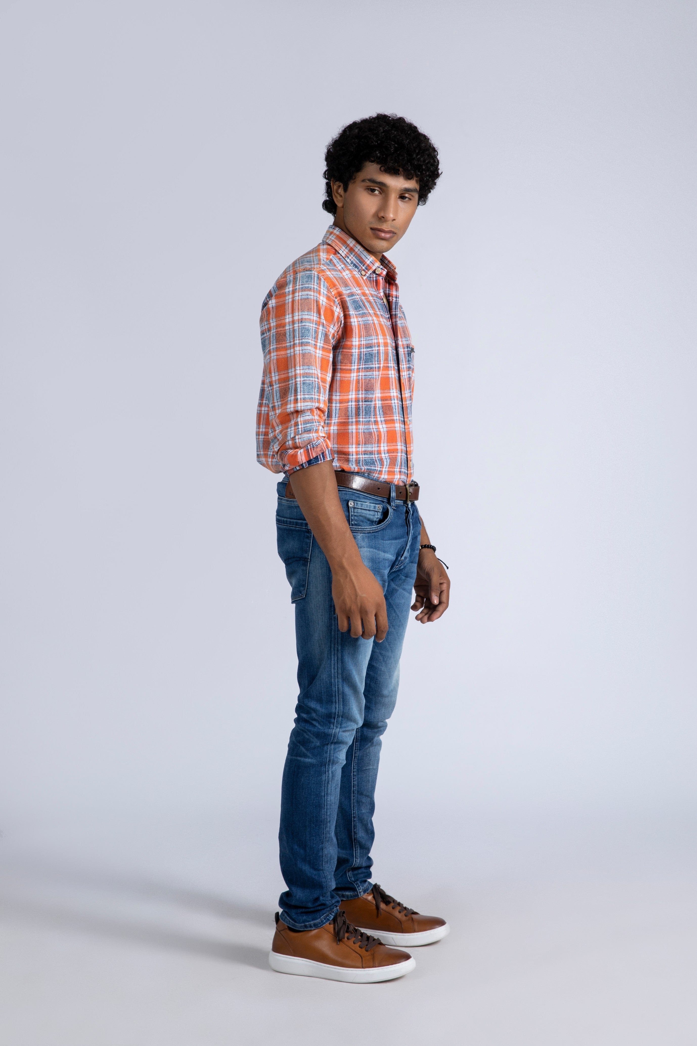 Denim Induced Yarn Dye Shirt
