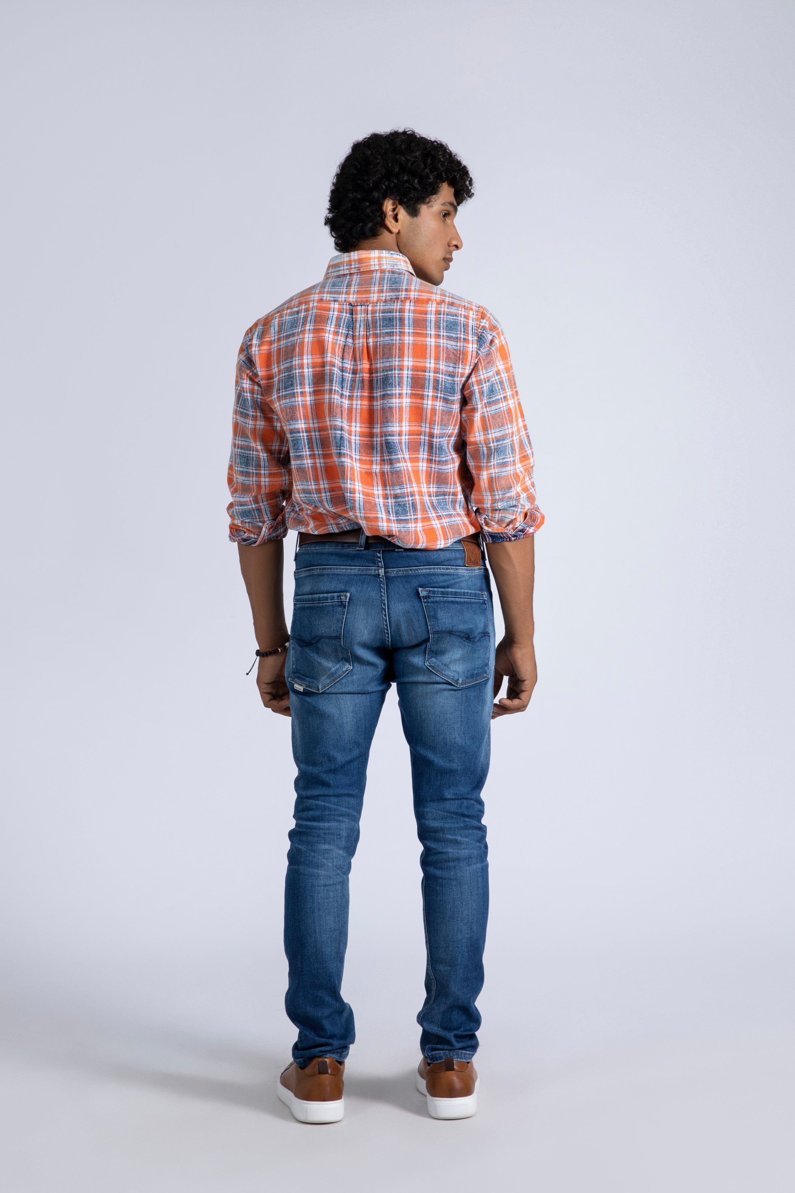 Denim Induced Yarn Dye Shirt