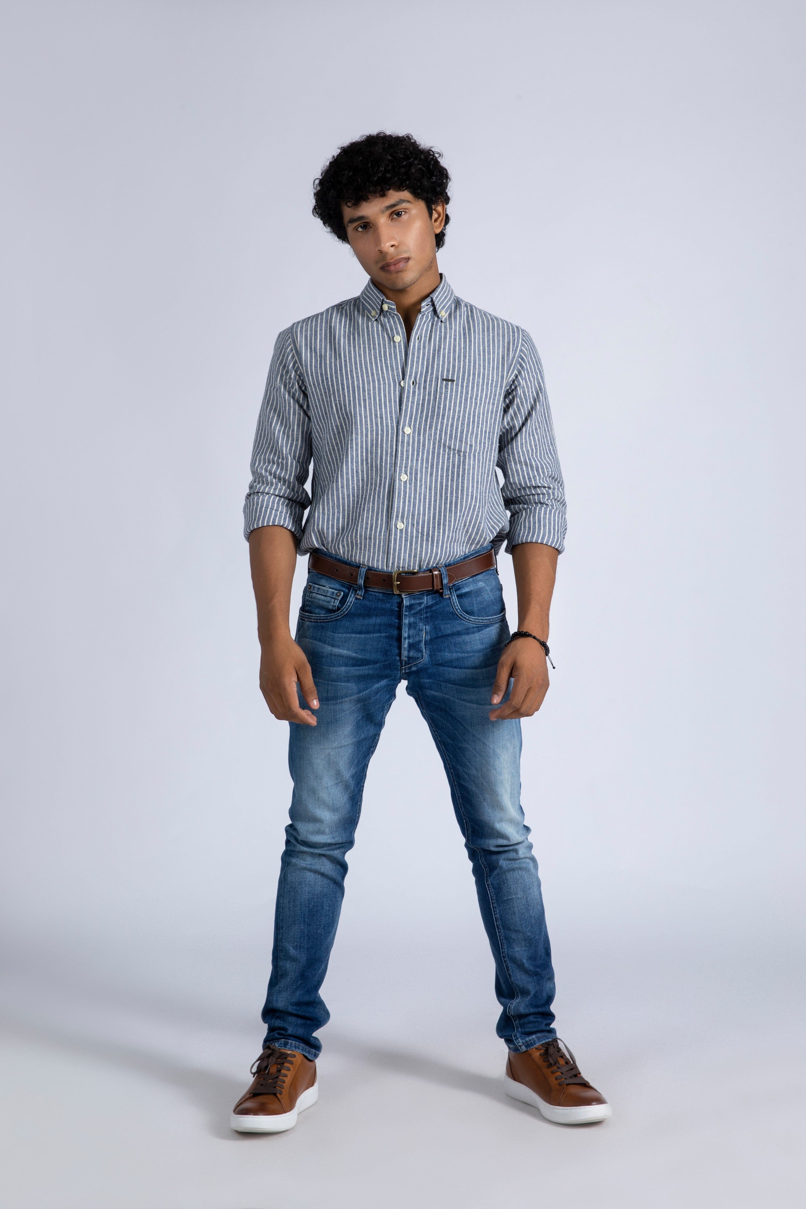 Button Down Striped Shirt