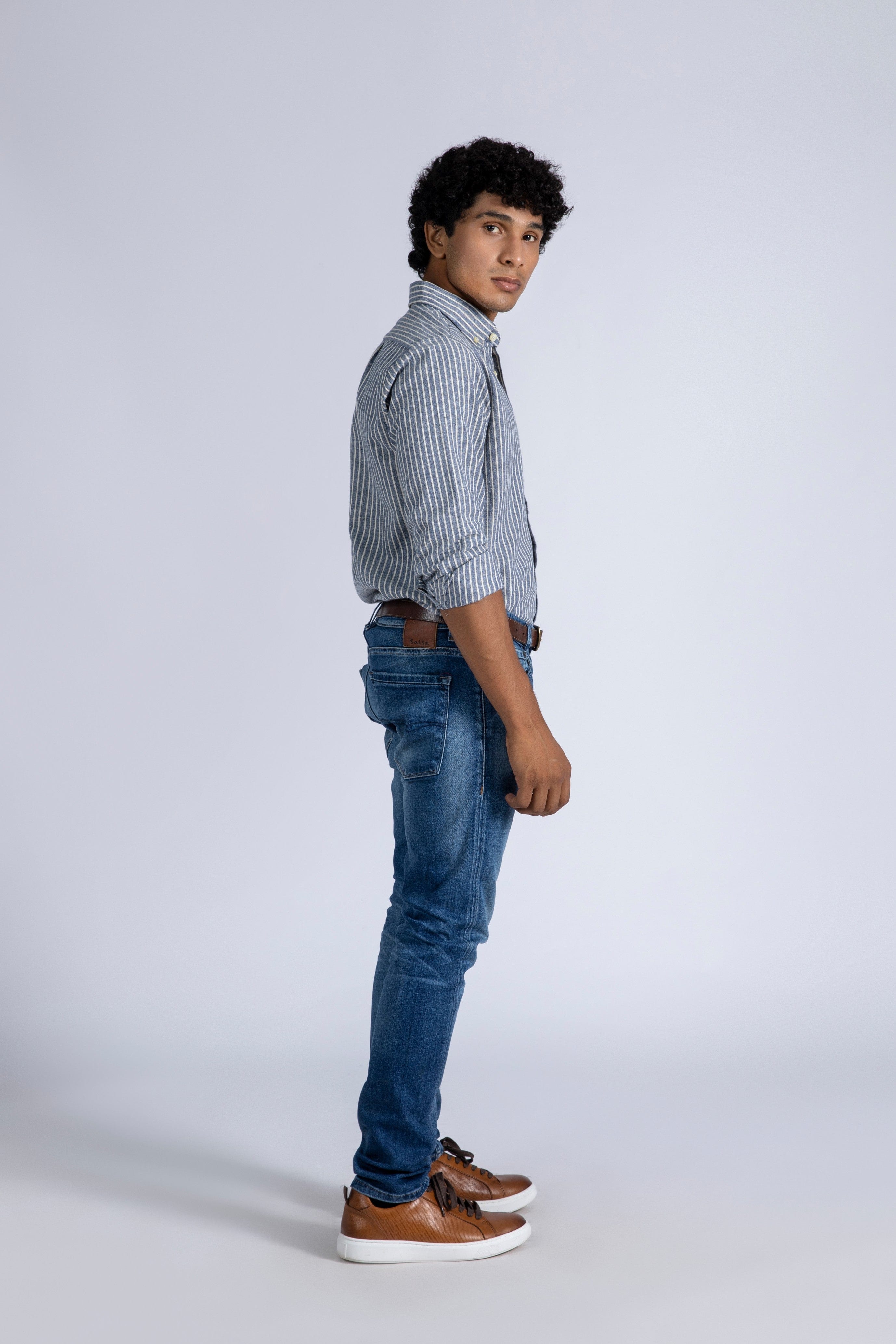 Button Down Striped Shirt