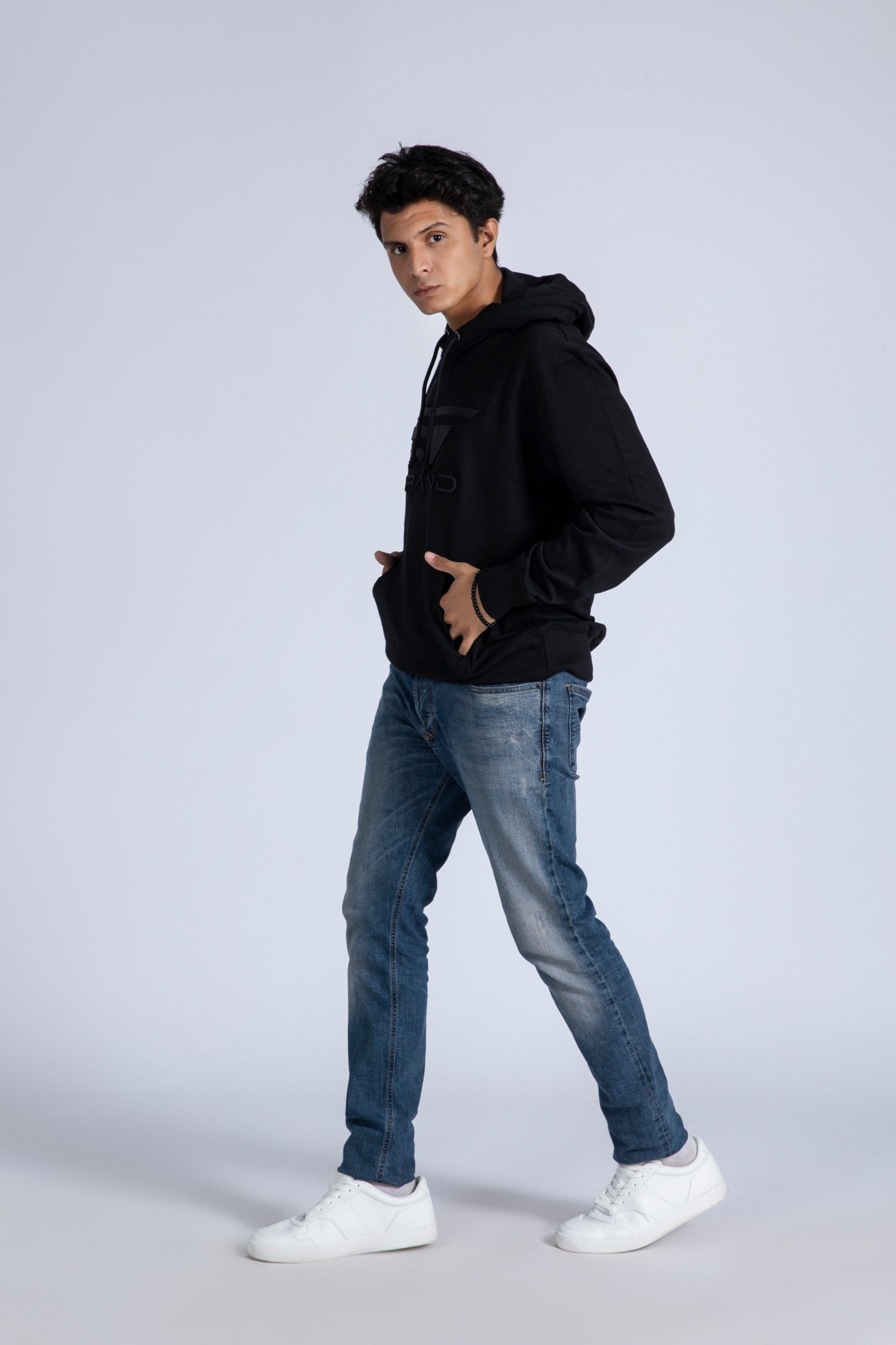 Embossed Hoodie