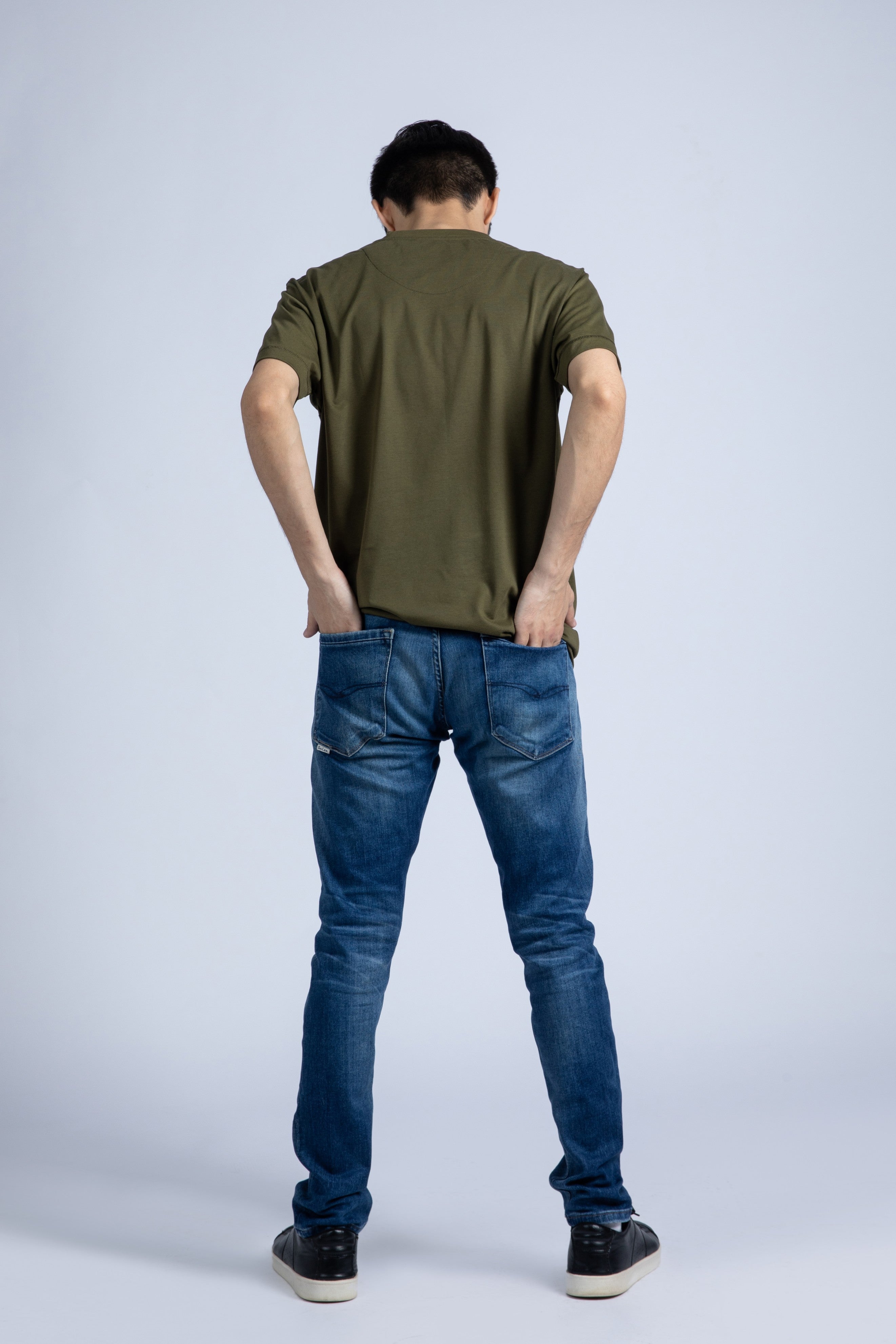 Short sleeve embossed tee