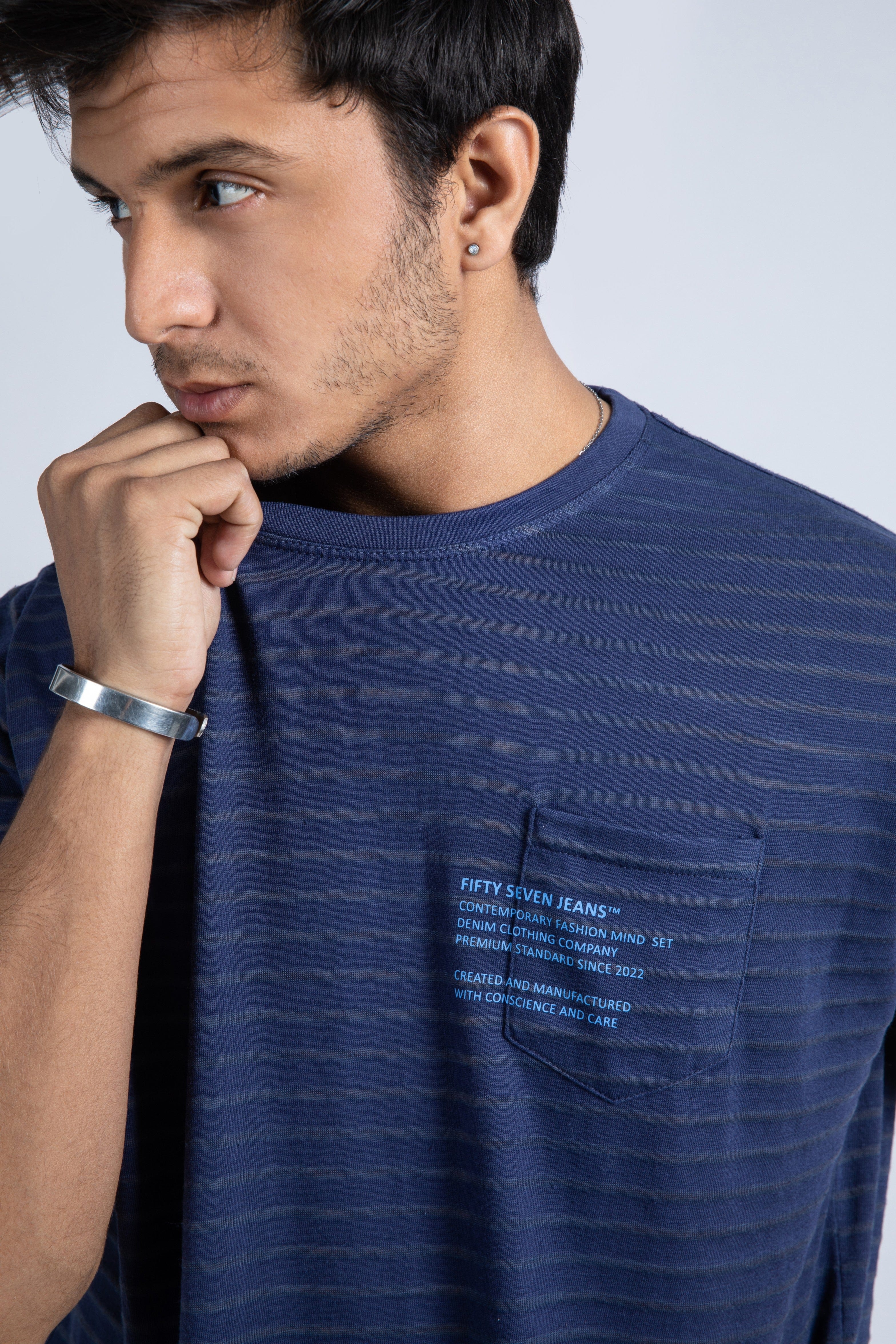Short sleeve stripe tee