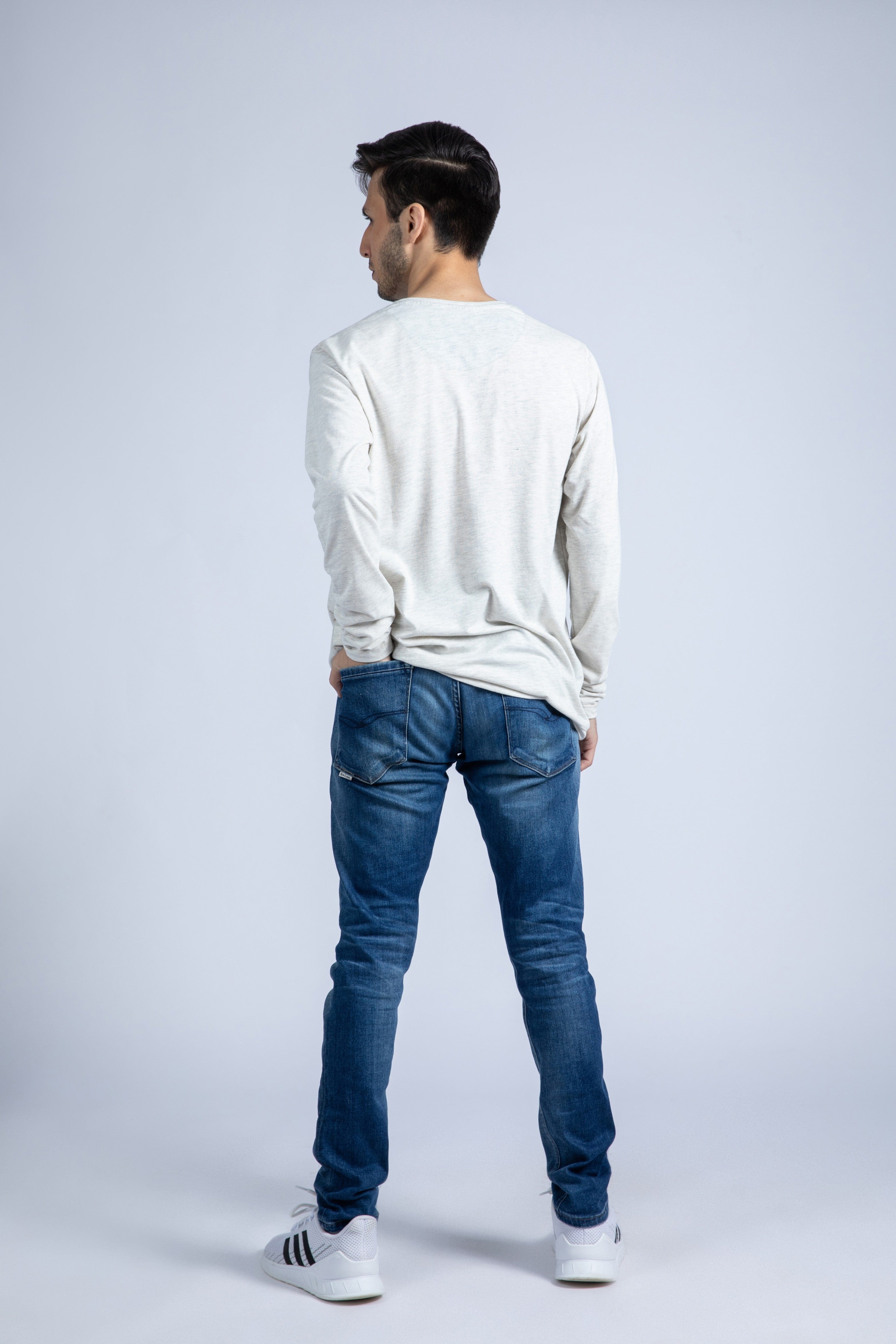 Long sleeve Henley tee