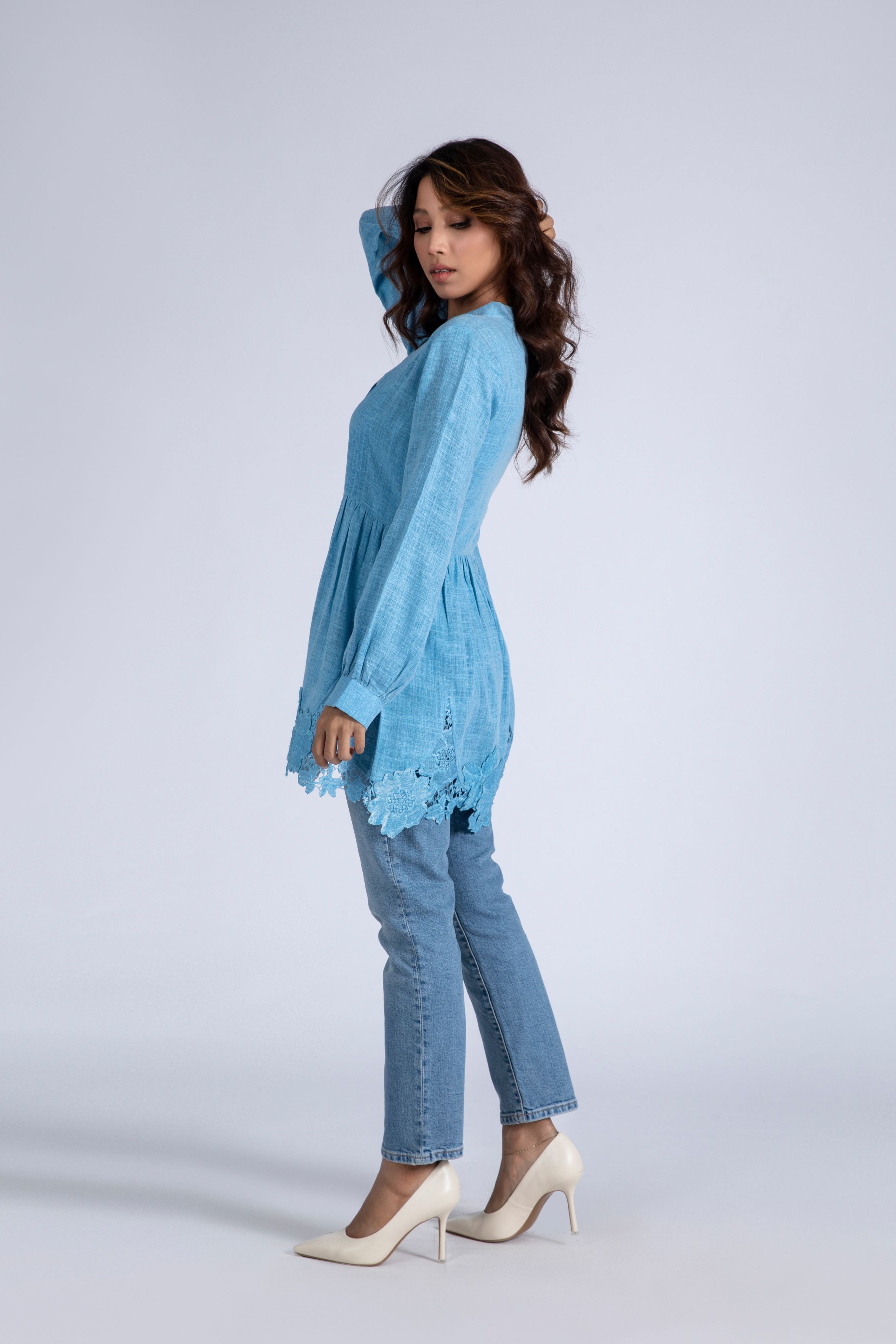 Fancy Linen Top
