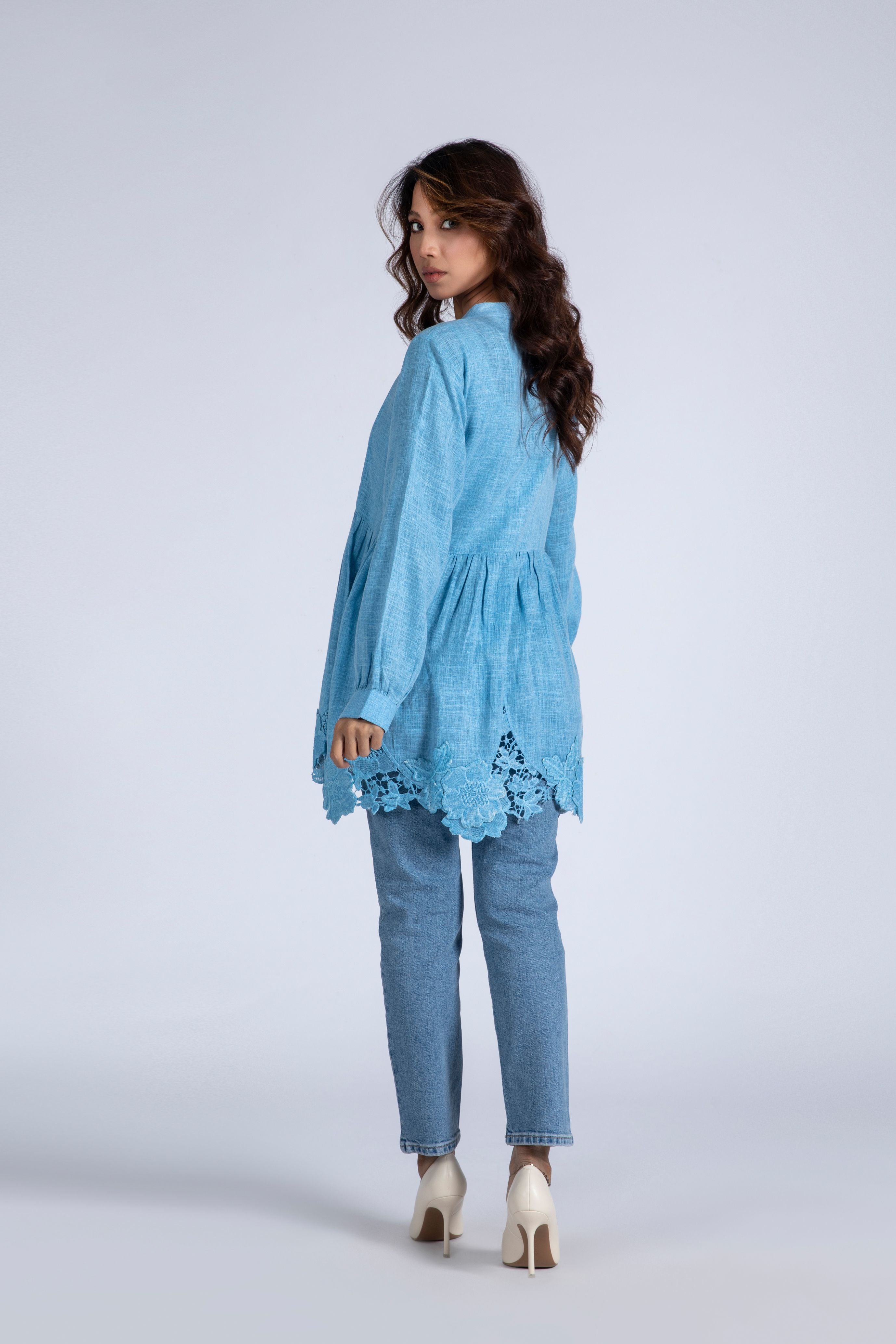 Fancy Linen Top