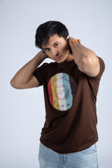 Short sleeve embossed tee